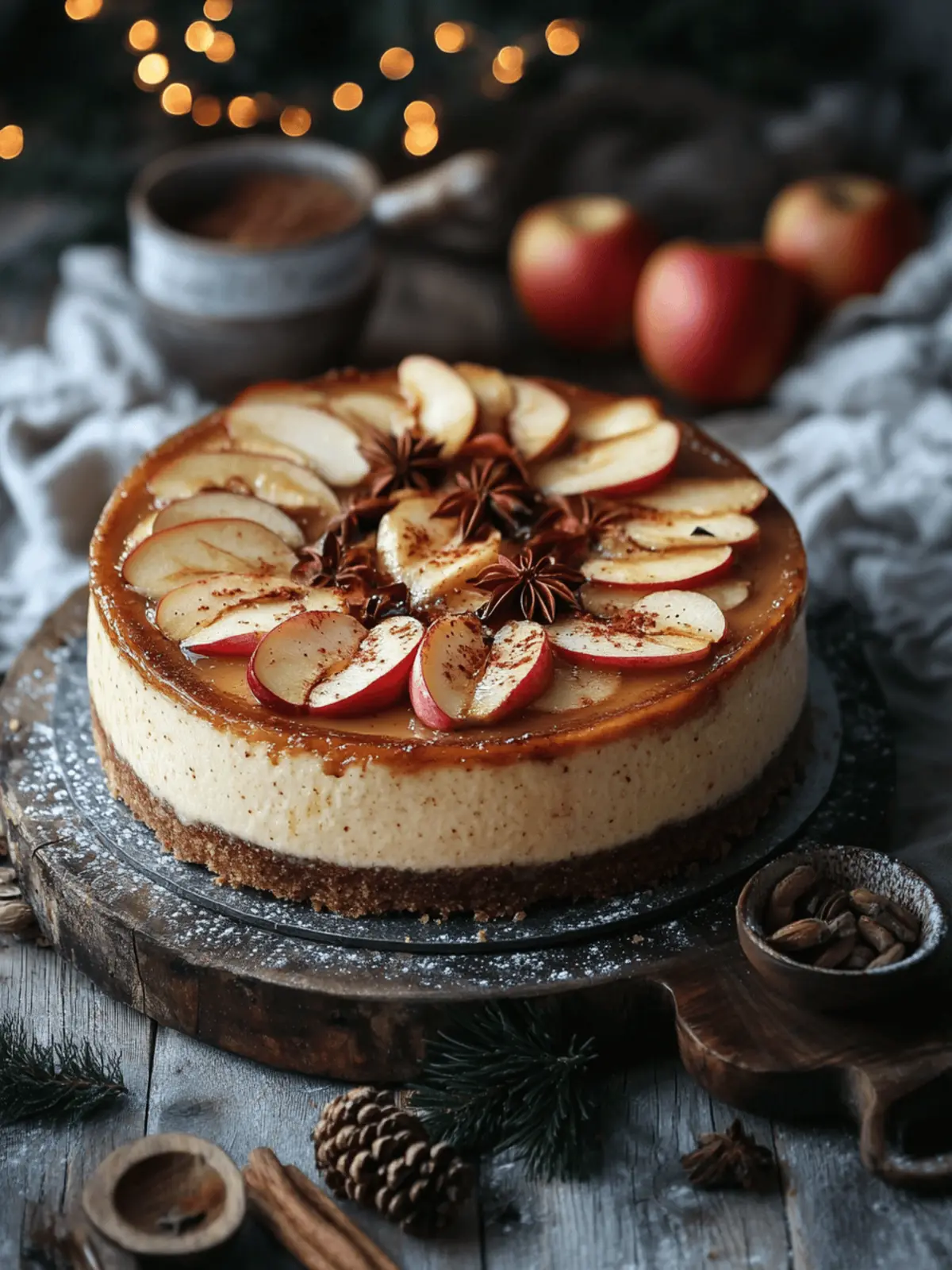 Indulge in Creamy Apple Cider Cheesecake This Autumn 4 Apple Cider Cheesecake