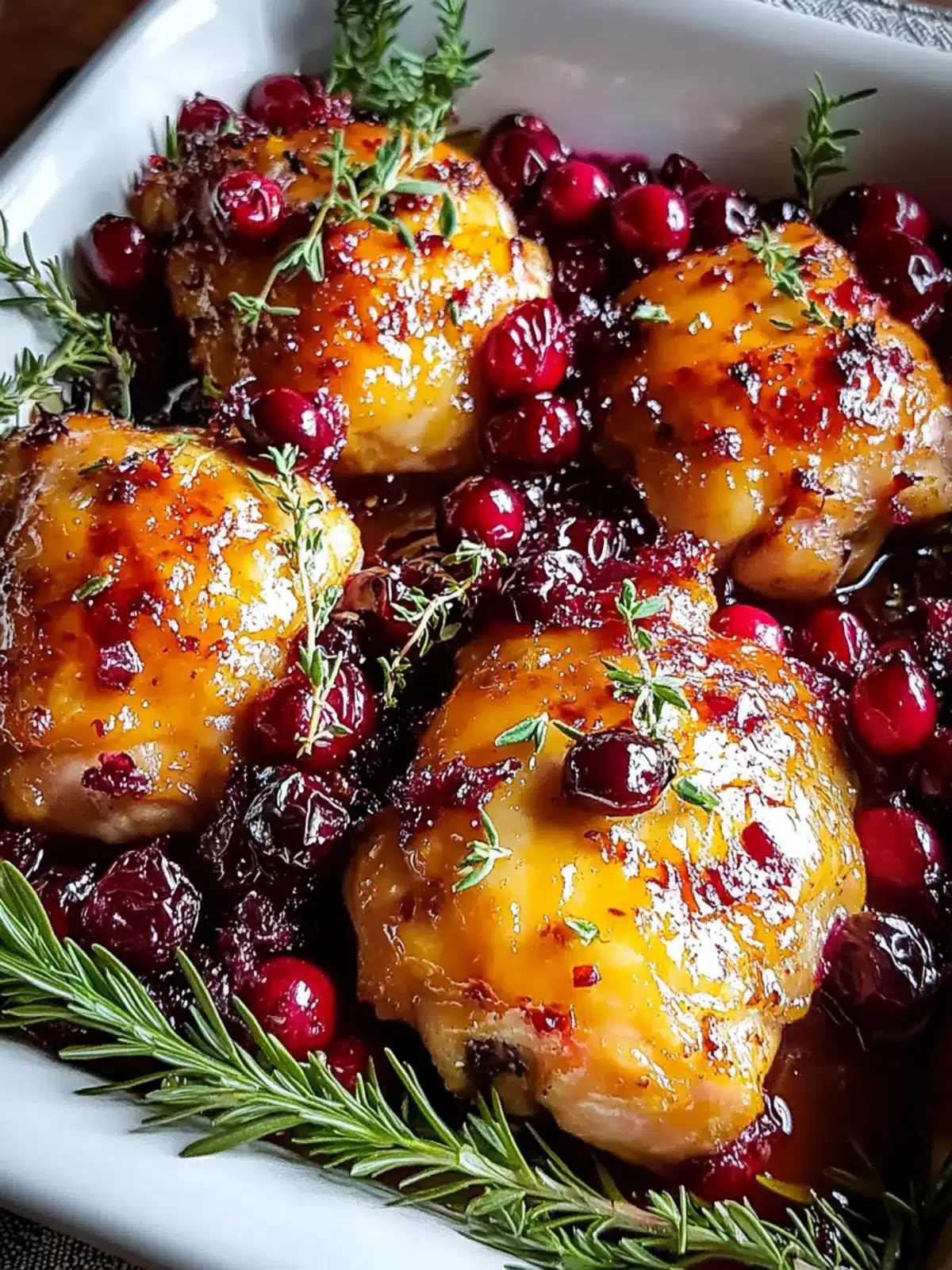 Baked Orange Cranberry Chicken Thighs for a Cozy Feast 2 Baked Orange Cranberry Chicken Thighs