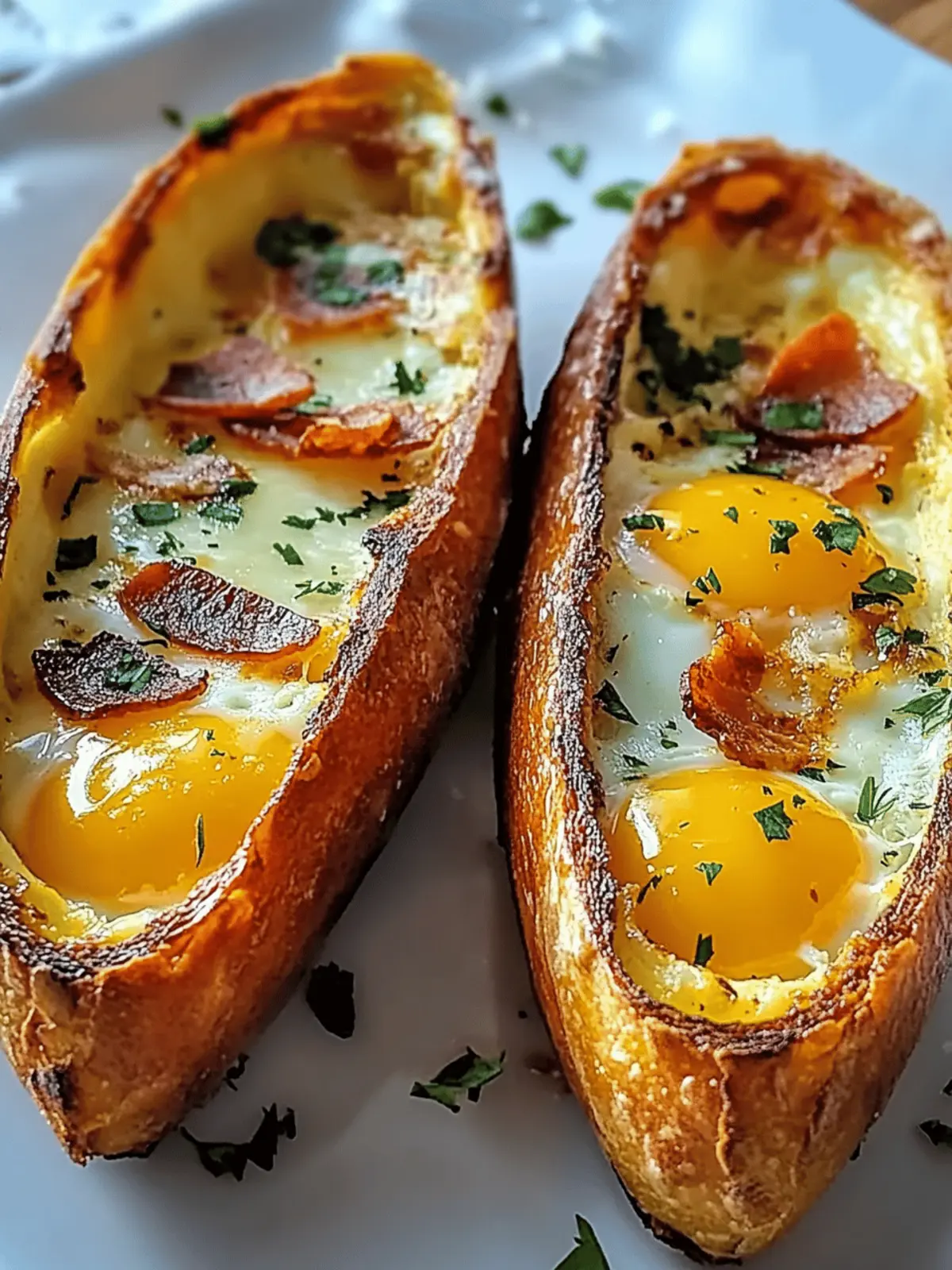 Baked Egg Boats Recipe: A Fun Twist on Breakfast Magic 2 Baked Egg Boats Recipe
