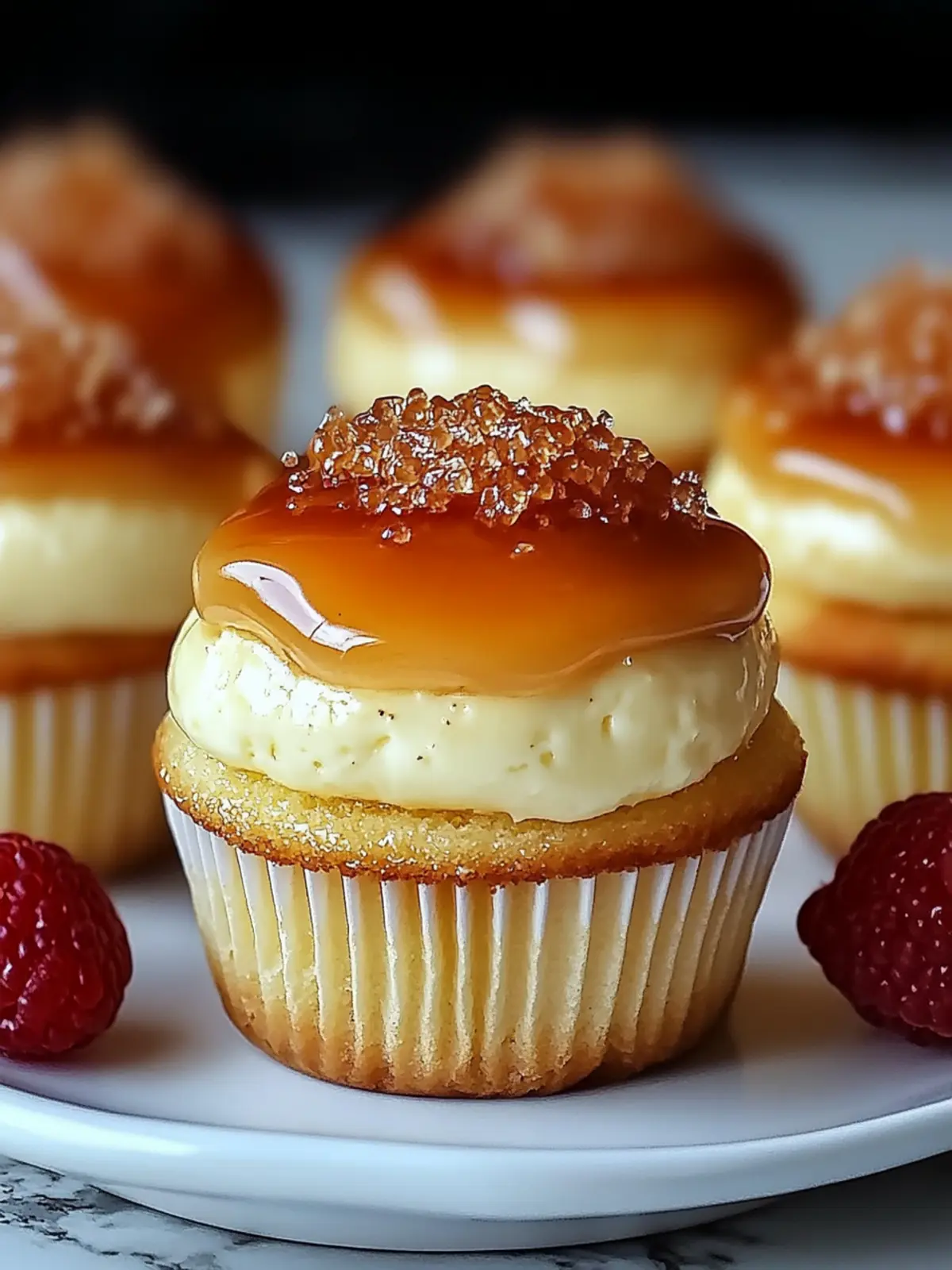 Indulge in Creamy Creme Brulee Cheesecake Cupcakes Today 3 Creamy Creme Brulee Cheesecake Cupcakes