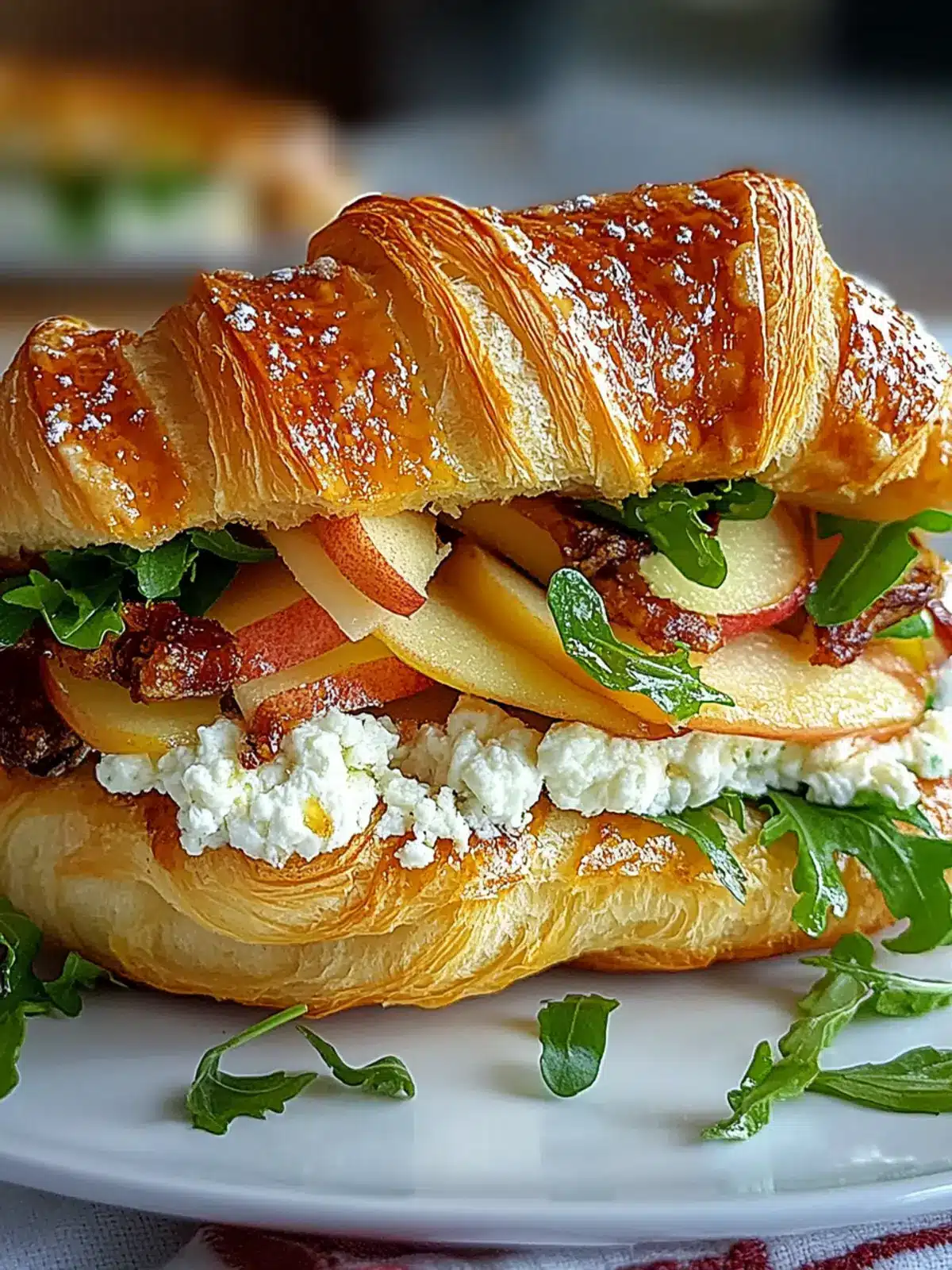 Delicious Apple & Goat Cheese Croissant Sandwich You ll Love 3 Apple & Goat Cheese Croissant Sandwich