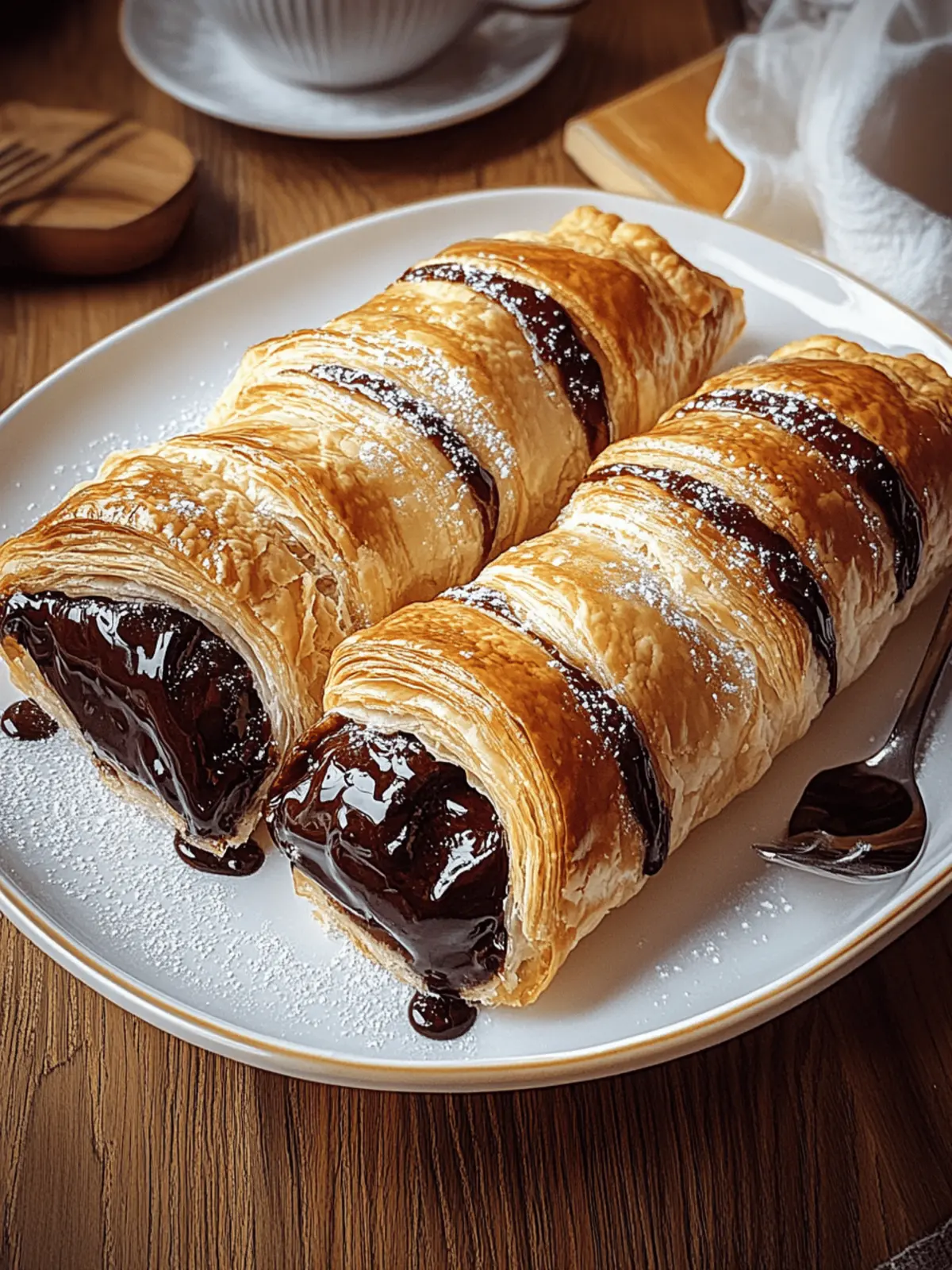 Irresistible Chocolate Puff Pastry in Just 40 Minutes 2 Chocolate Puff Pastry