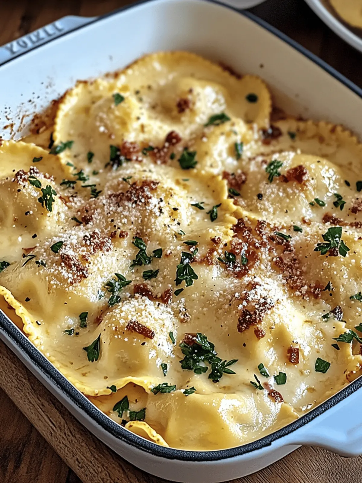 Homemade Olive Garden-Inspired Ravioli Carbonara Magic 2 Olive Garden-Inspired Ravioli Carbonara