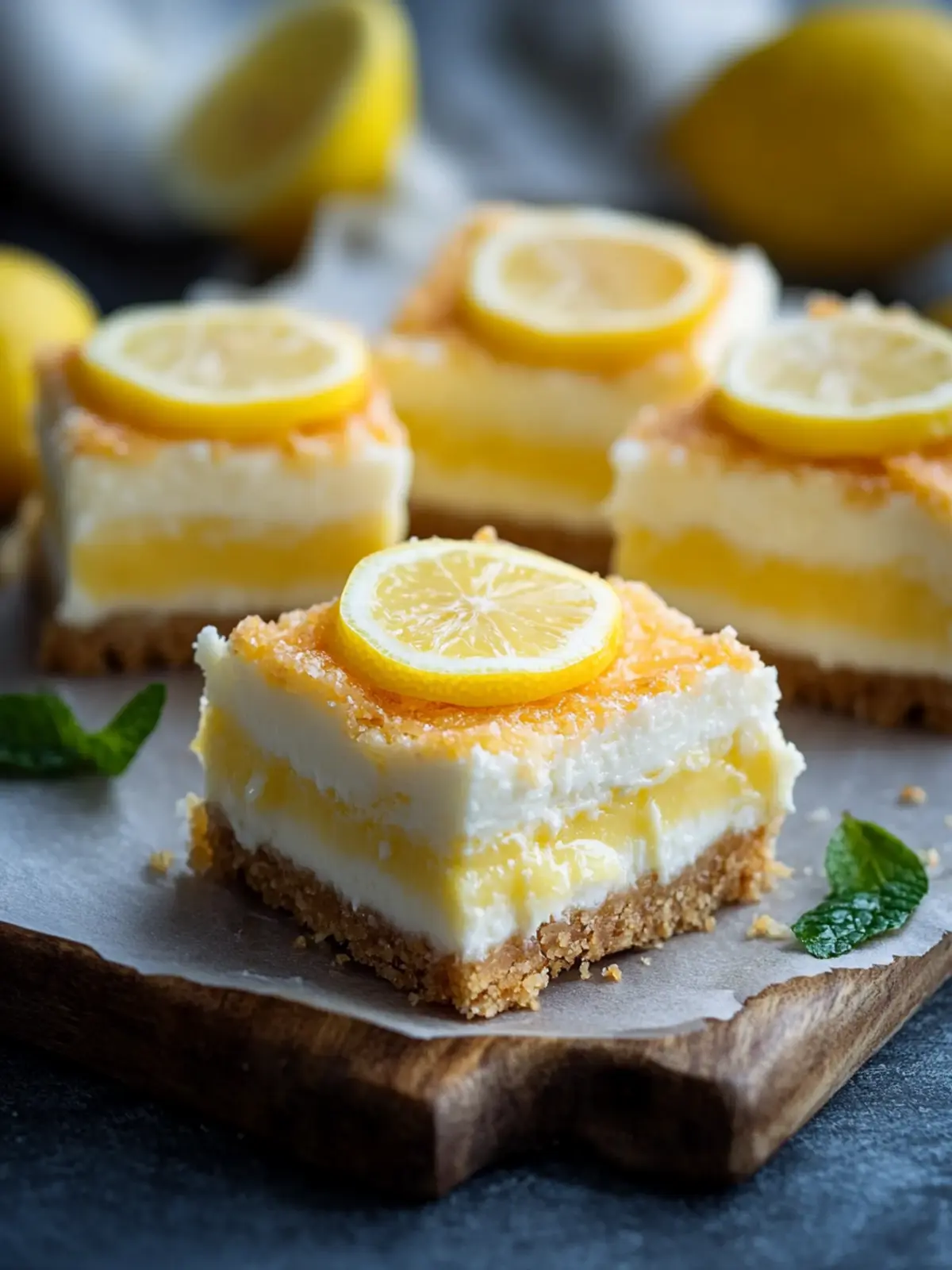 Lemon Cream Cheese Bars Recipe for a Refreshing Dessert Delight 4 Lemon Cream Cheese Bars Recipe