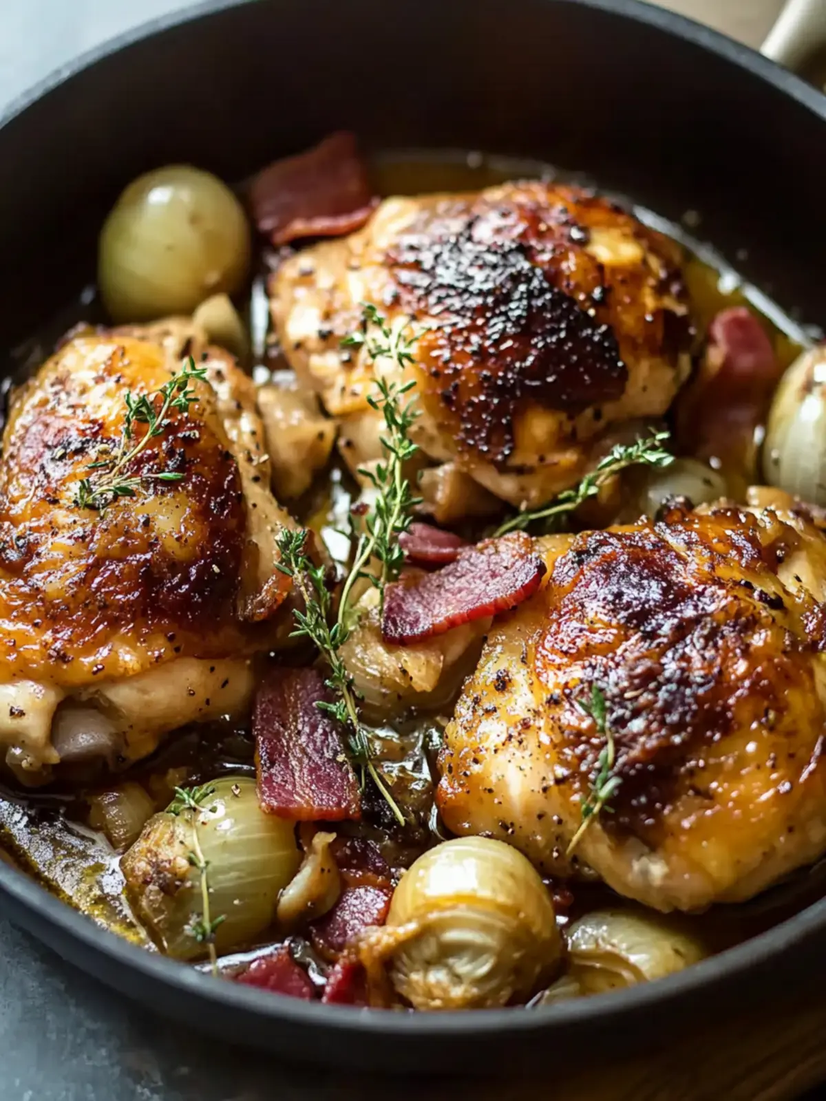 Cozy Chicken Fricass e With Shallots And Bacon for Dinner Delight 3 Chicken Fricass e With Shallots And Bacon