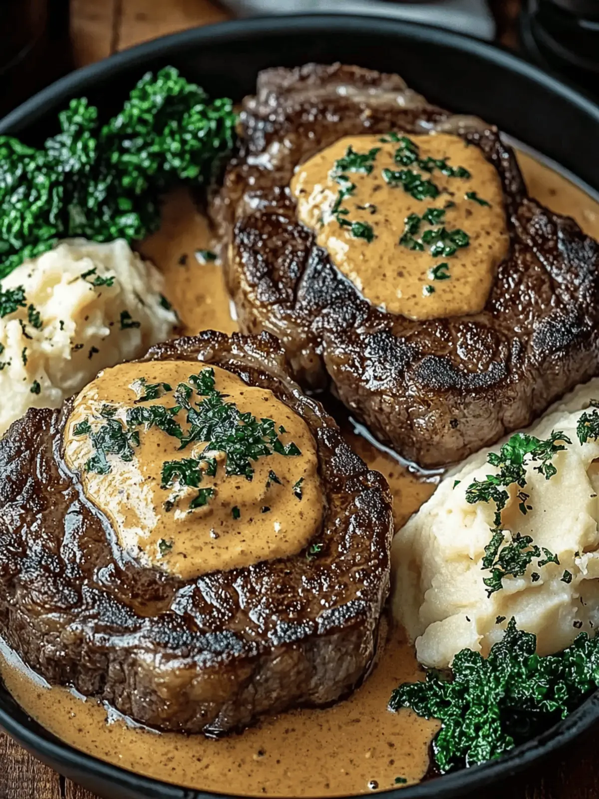 Cozy Gaelic Irish Steaks with Creamy Whiskey Colcannon 3 Cozy Gaelic Irish Steaks