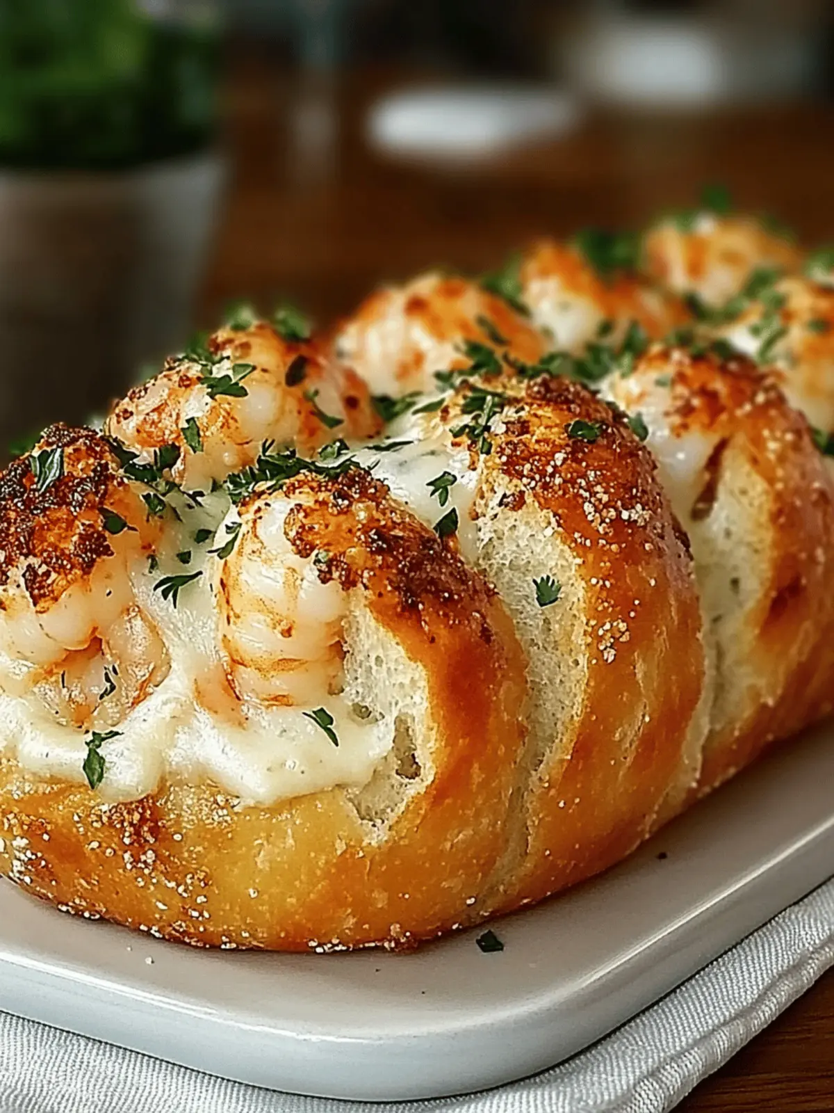 Crabby Shrimp-Stuffed Garlic Bread Bombs for Ultimate Comfort 2 Crabby Shrimp-Stuffed Garlic Bread Bombs
