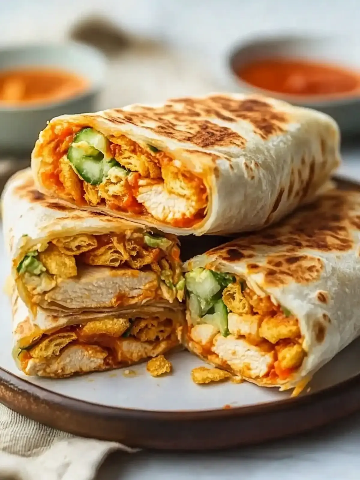 Homemade Chicken Crunch Wrap for Comfort Food Cravings 2 Chicken Crunch Wrap