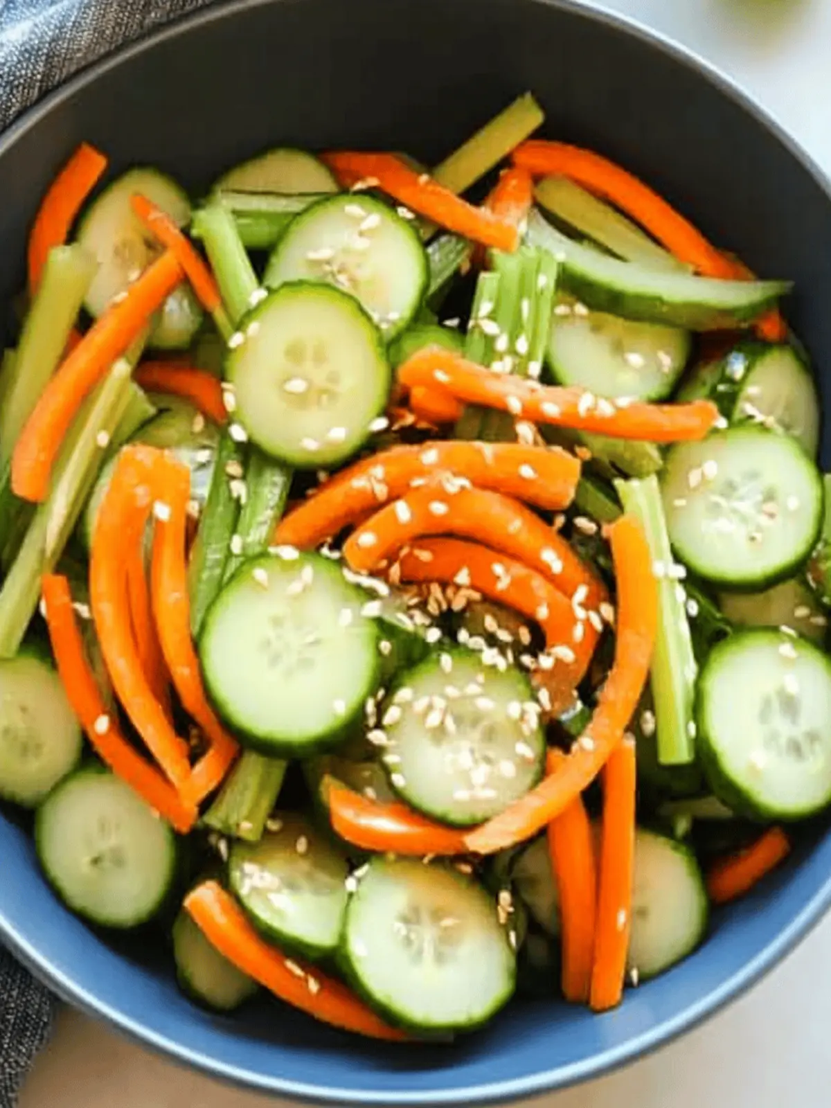 Revitalize Your Day with Crunchy Cucumber, Carrot, and Celery Salad 2 Crunchy Cucumber, Carrot and Celery Salad