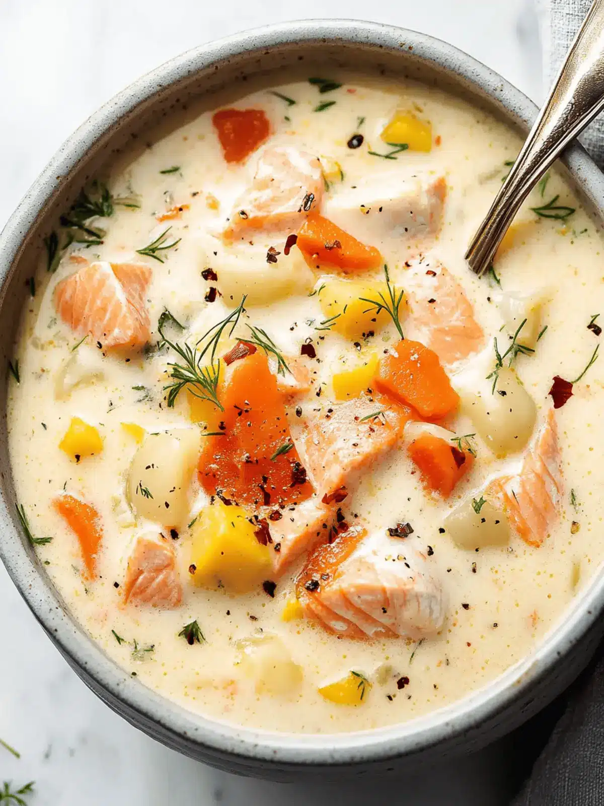 Hearty Salmon Chowder Soup That Feels Like a Warm Hug 2 Salmon Chowder Soup
