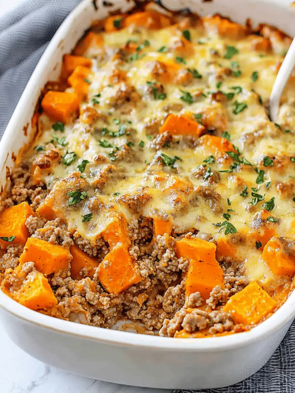 Ground Turkey Sweet Potato Bake for a Cozy Weeknight Dinner 4 Ground Turkey Sweet Potato Bake
