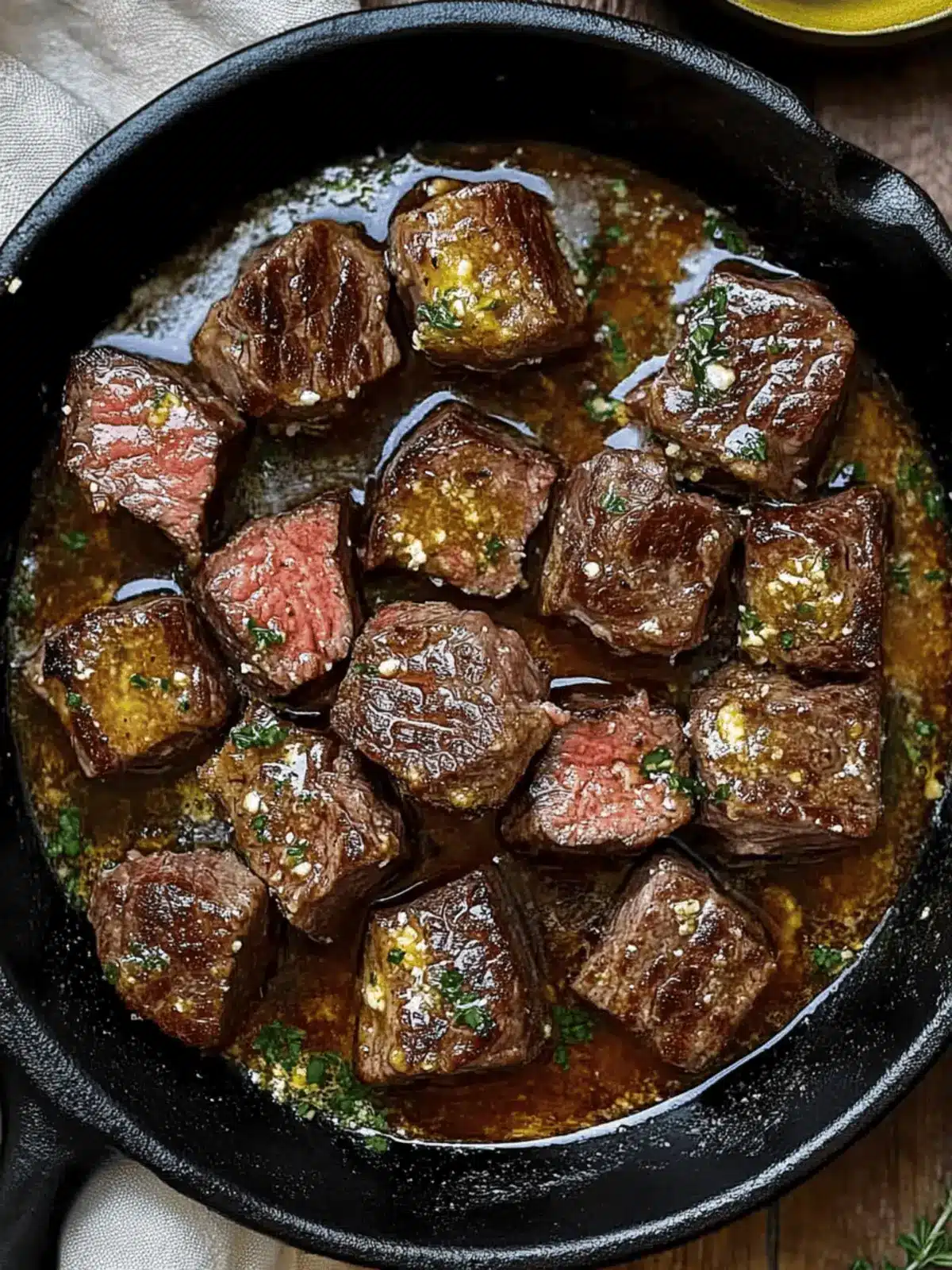 Cowboy Butter Steak Bites: Quick, Juicy Bliss for Dinner 2 Cowboy Butter Steak Bites