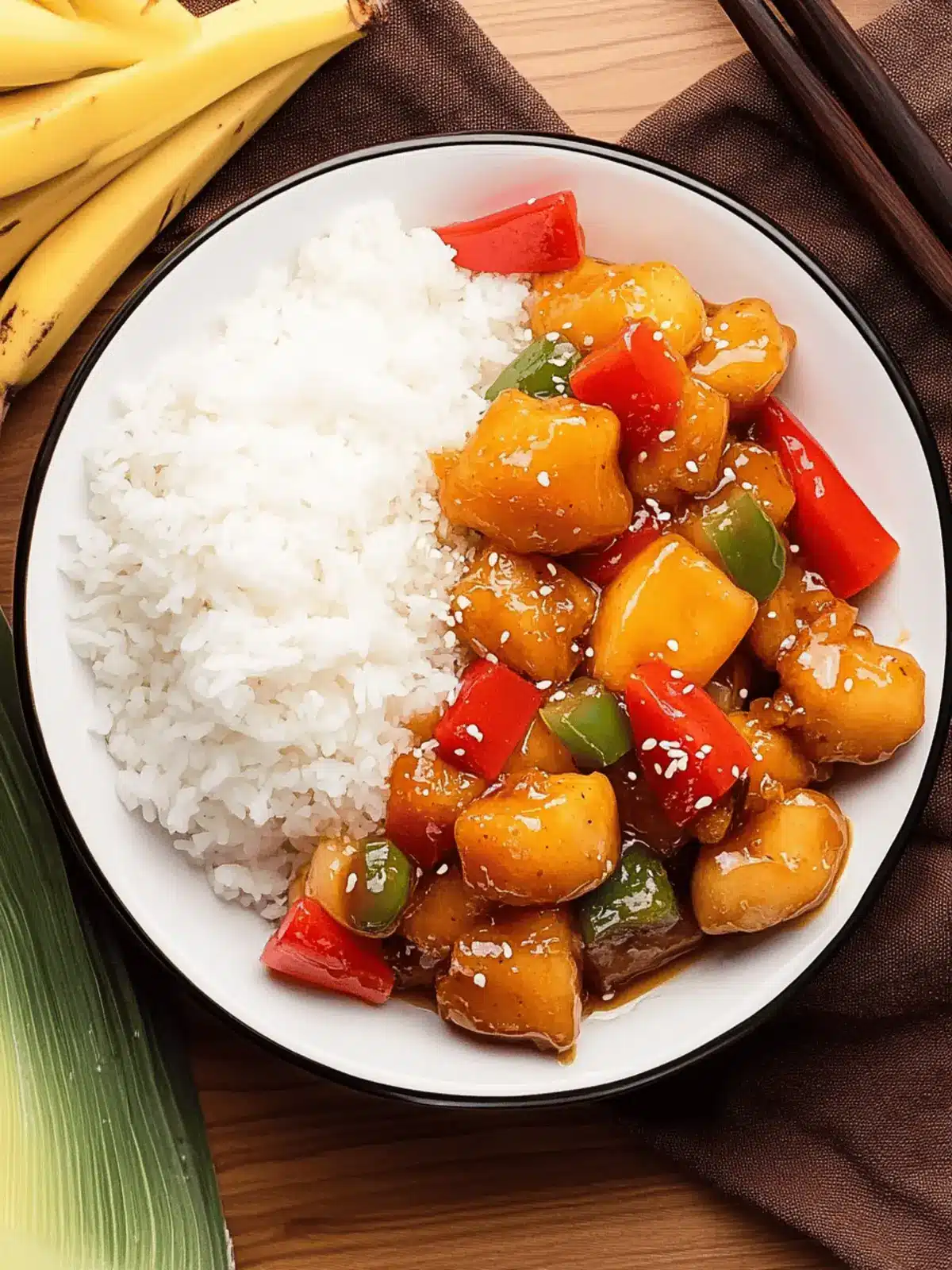 Delicious Sweet and Sour Chicken: A Desi Fusion Feast 2 Sweet and Sour Chicken