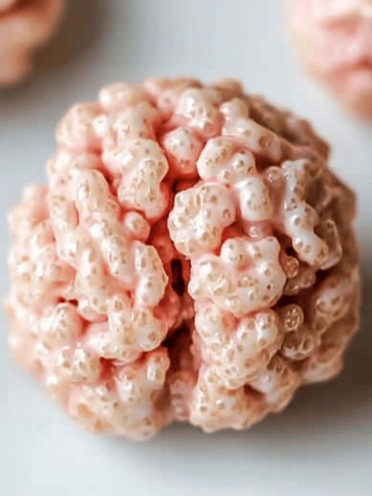 Marshmallow Rice Krispies Halloween Brains for Spooky Fun 4 Marshmallow Rice Krispies Halloween Brains