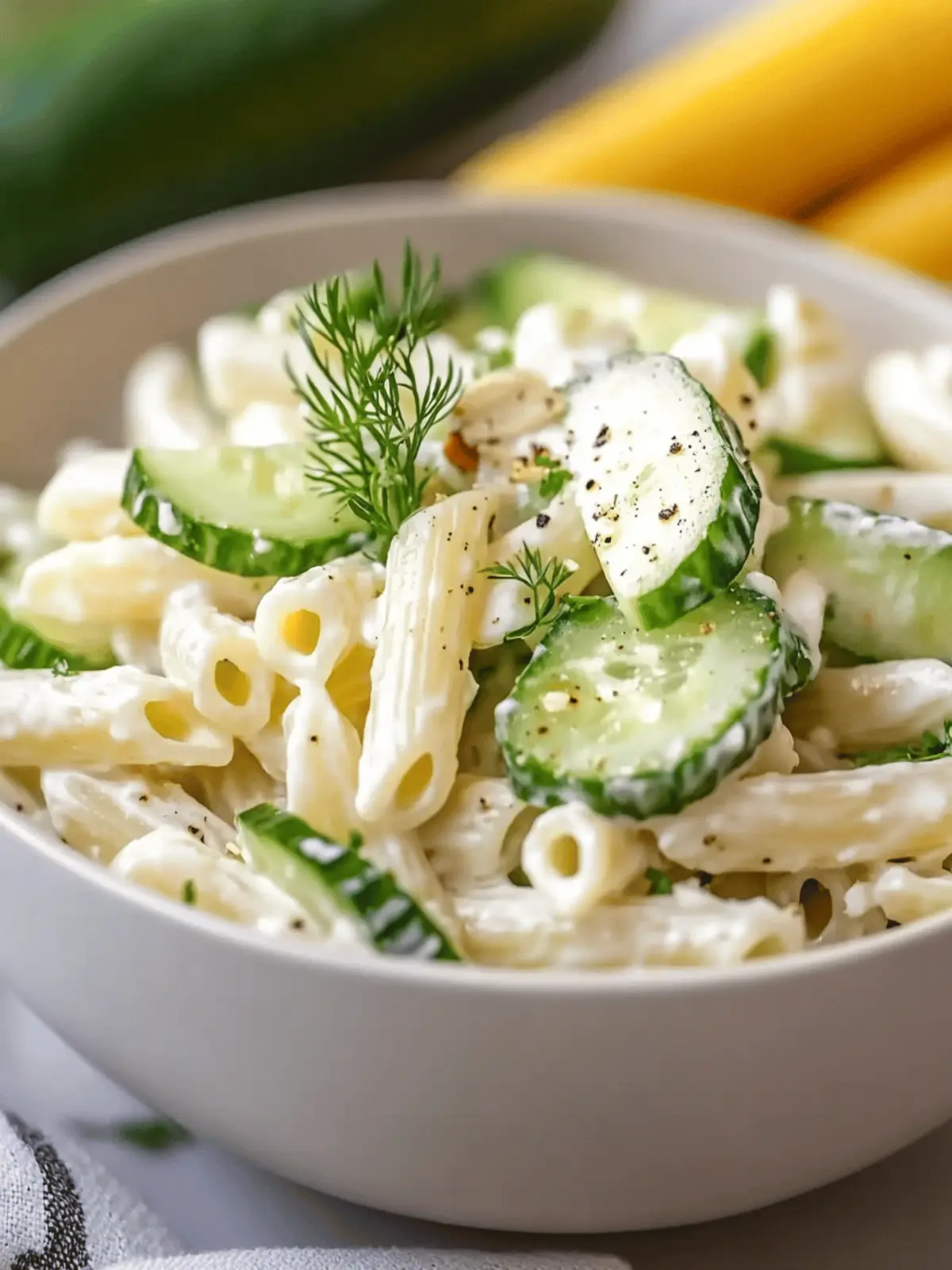 Delicious Healthy Cucumber Pasta Salad for Effortless Summer Meals 2 Healthy Cucumber Pasta Salad