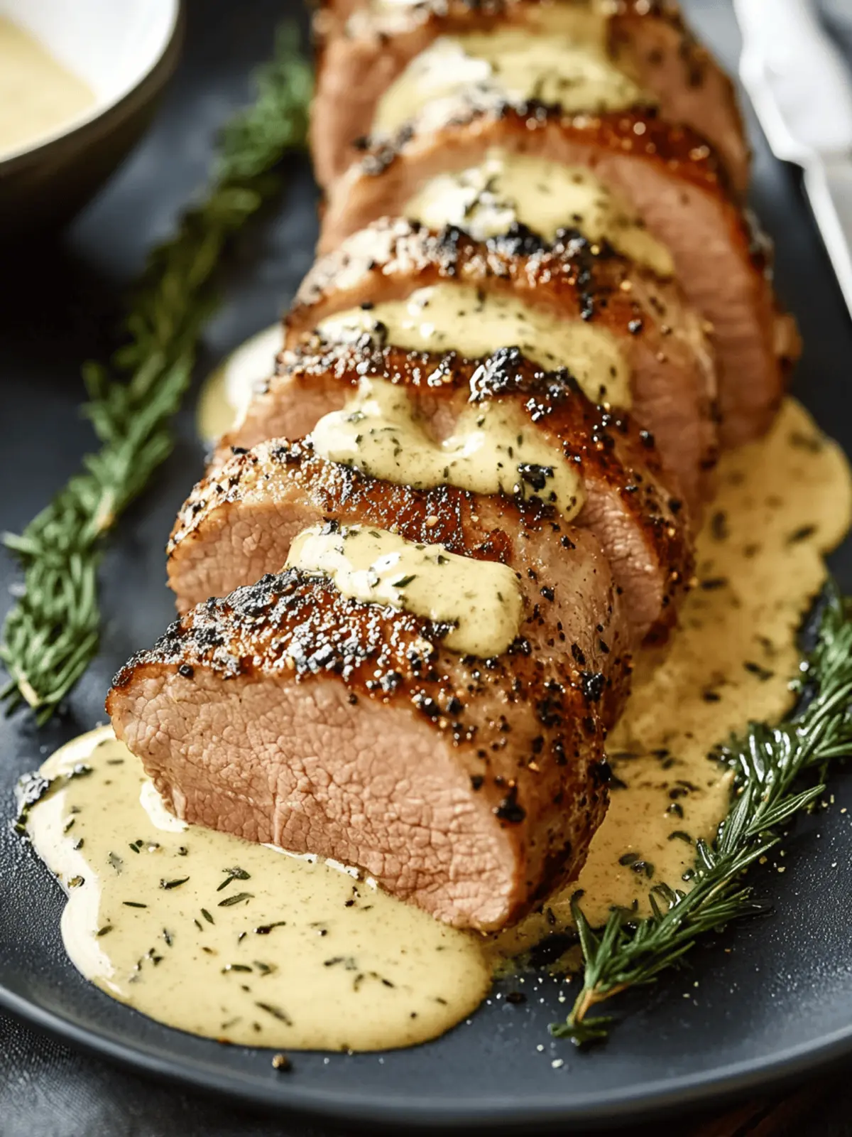 Oven-Baked Pork Tenderloin with Dijon Cream Sauce Magic 2 Oven-Baked Pork Tenderloin with Dijon Cream Sauce