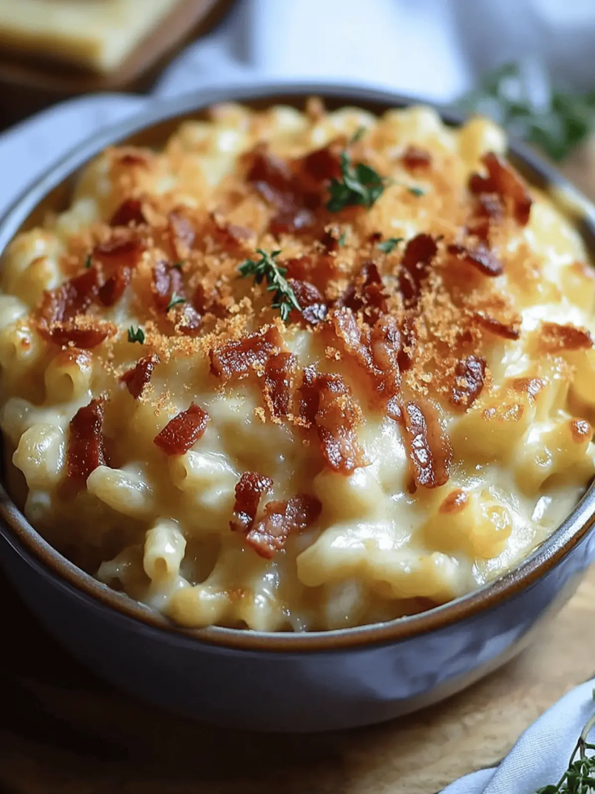 Bacon Mac and Cheese Bliss: Your Ultimate Comfort Food Fix 3 Bacon Mac and Cheese