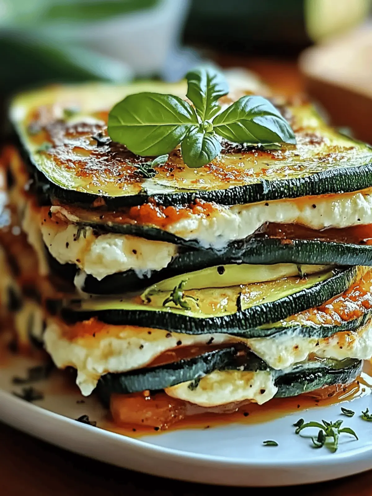 Delicious Layered Zucchini Ricotta Melts for Cozy Nights 3 Layered Zucchini Ricotta Melts