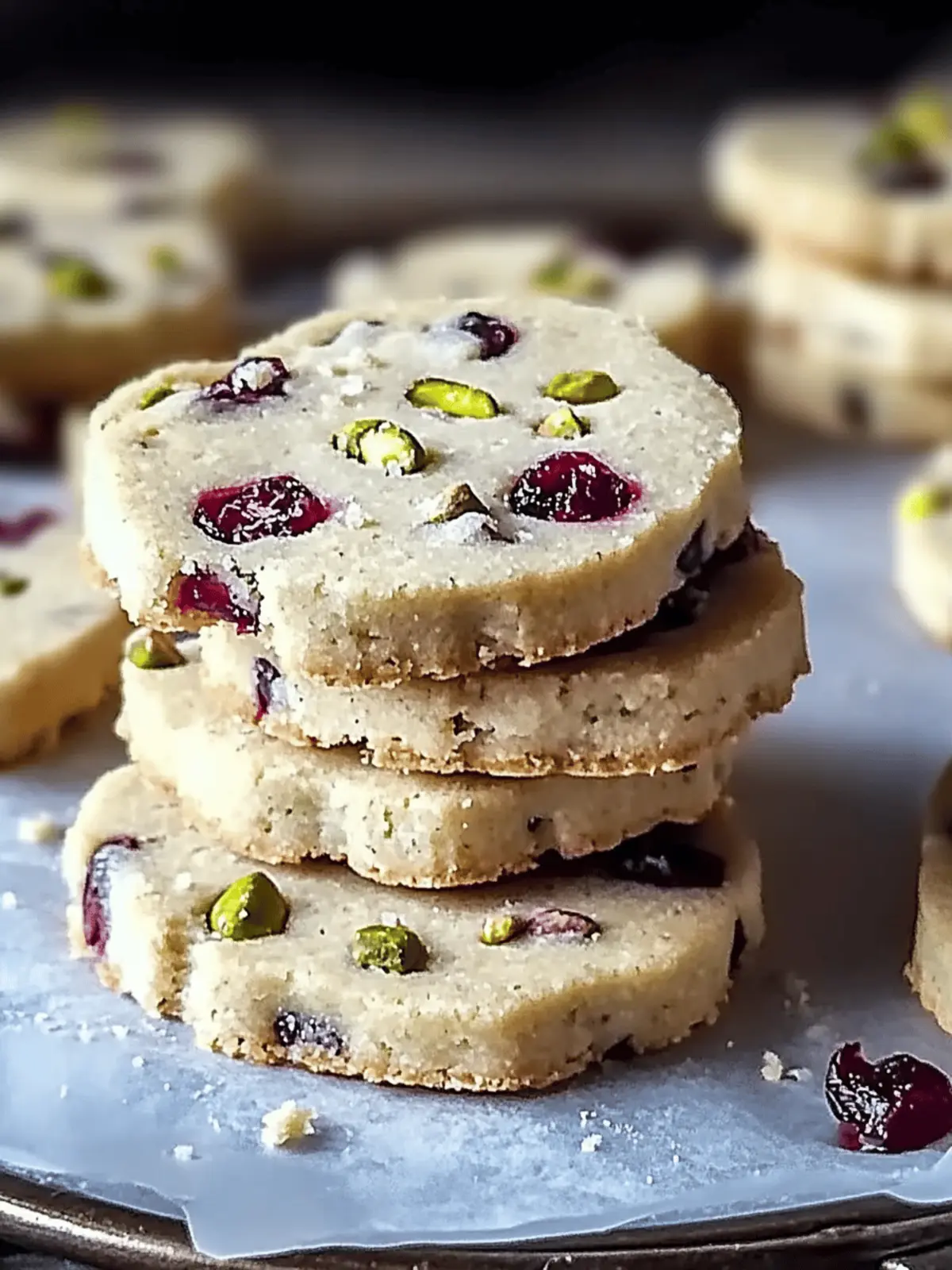 Cranberry Pistachio Shortbread Cookies: A Holiday Classic! 4 Cranberry Pistachio Shortbread Cookies