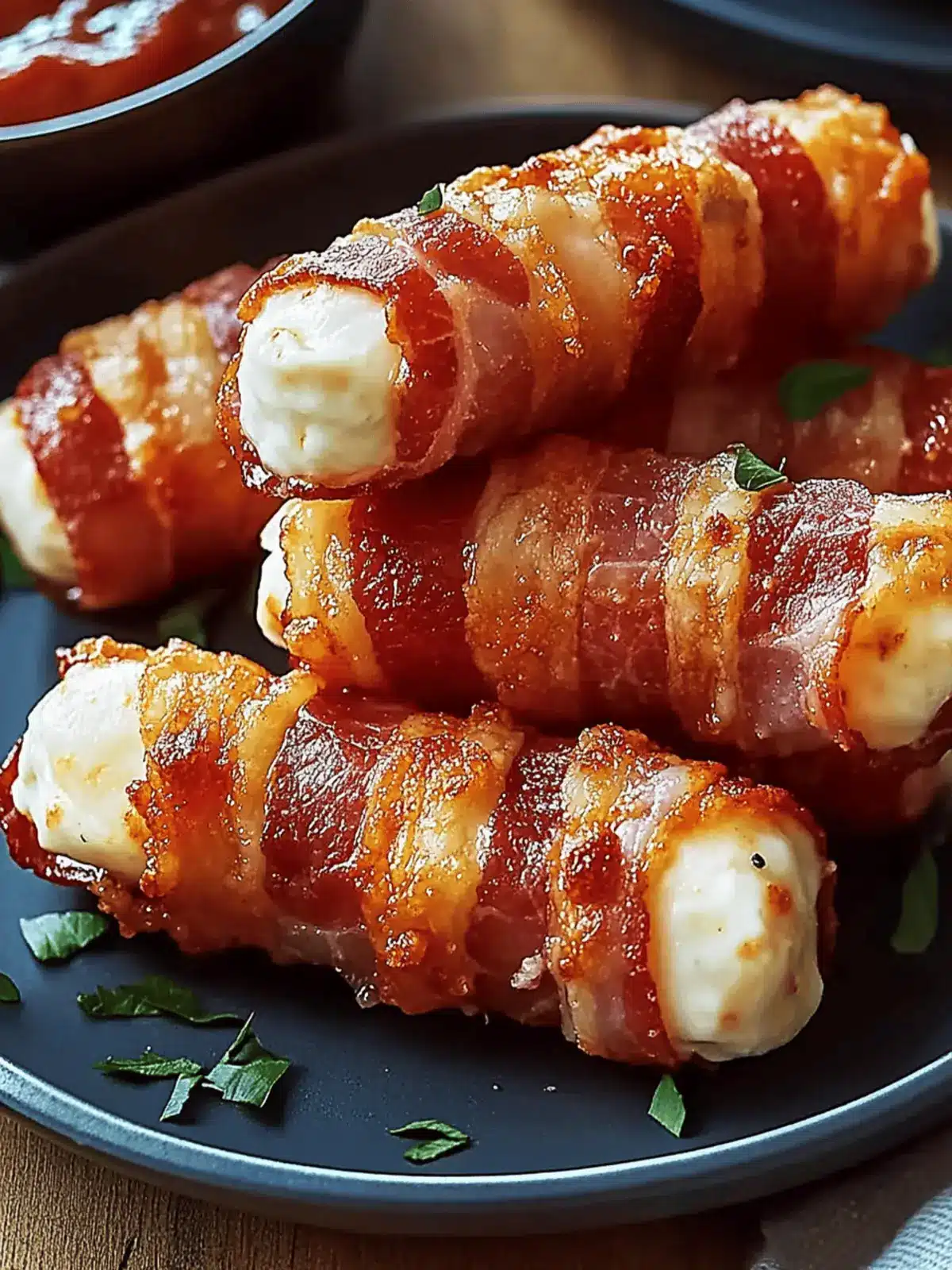 Crispy Bacon-Wrapped Mozzarella Sticks You ll Crave Always 3 Crispy Bacon-Wrapped Mozzarella Sticks