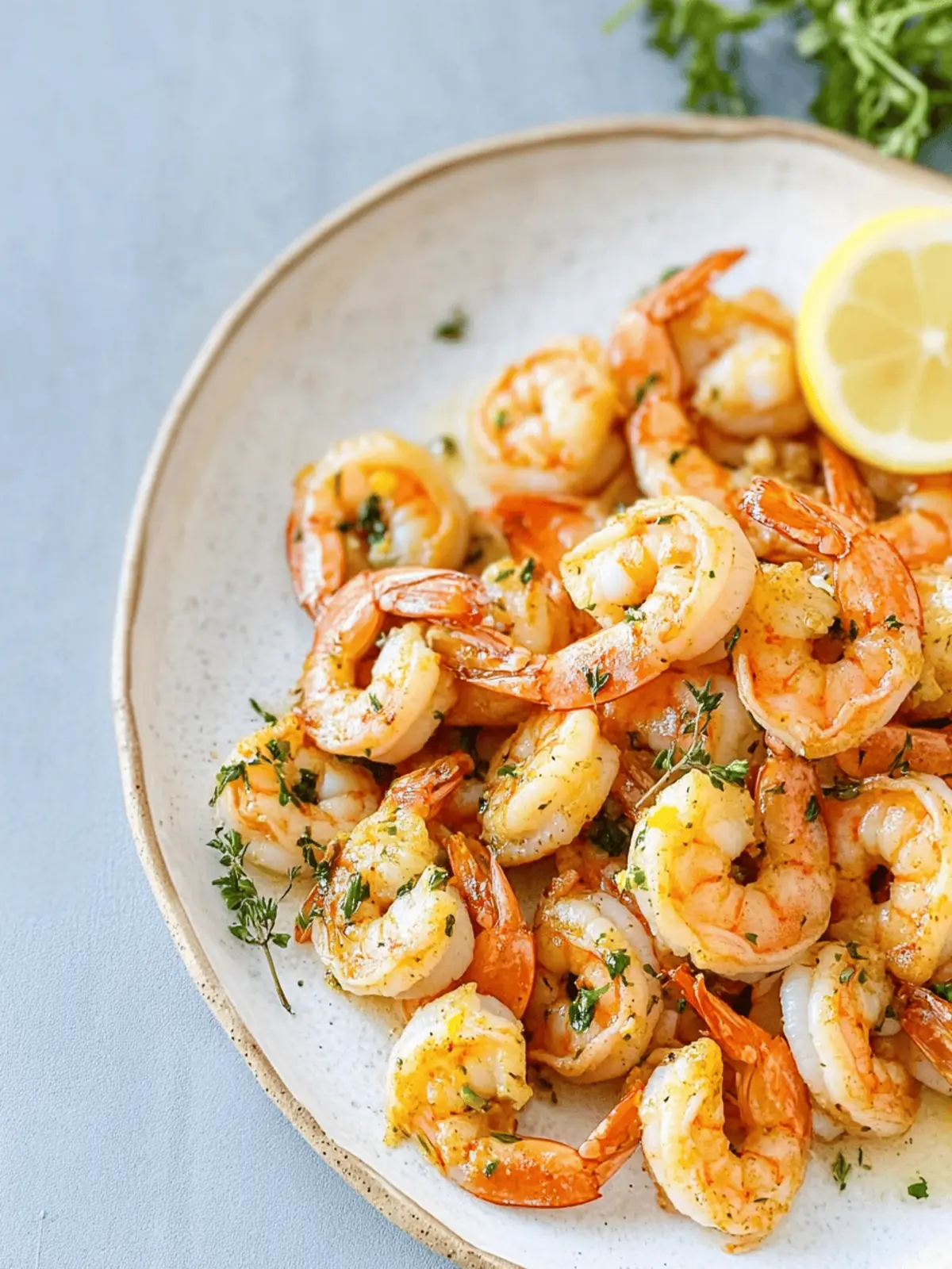 Herb Roasted Lemon Garlic Shrimp for Effortless Deliciousness 2 Herb Roasted Lemon Garlic Shrimp
