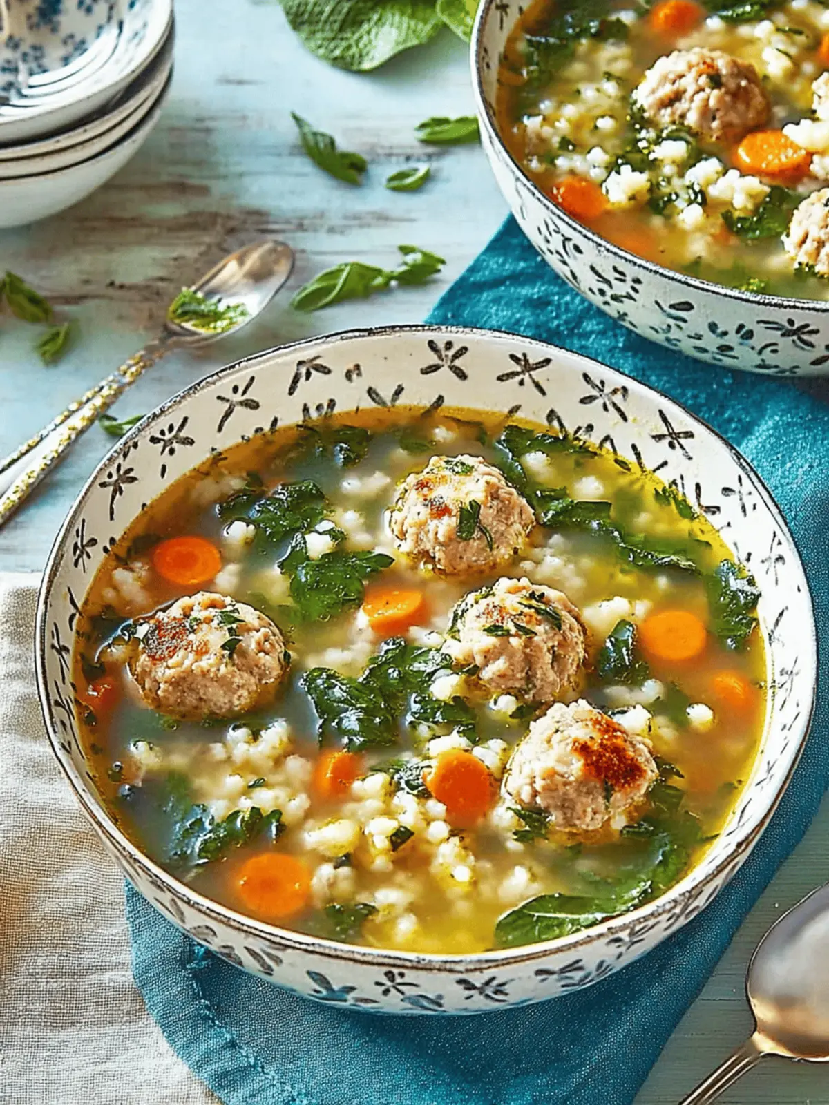 Savor the Comfort of Homemade Italian Wedding Soup Today 2 Italian Wedding Soup