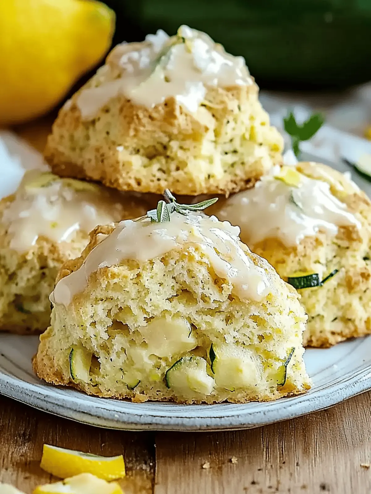 Delicious Lemon Zucchini Scones Ready in 33 Minutes 3 Lemon Zucchini Scones