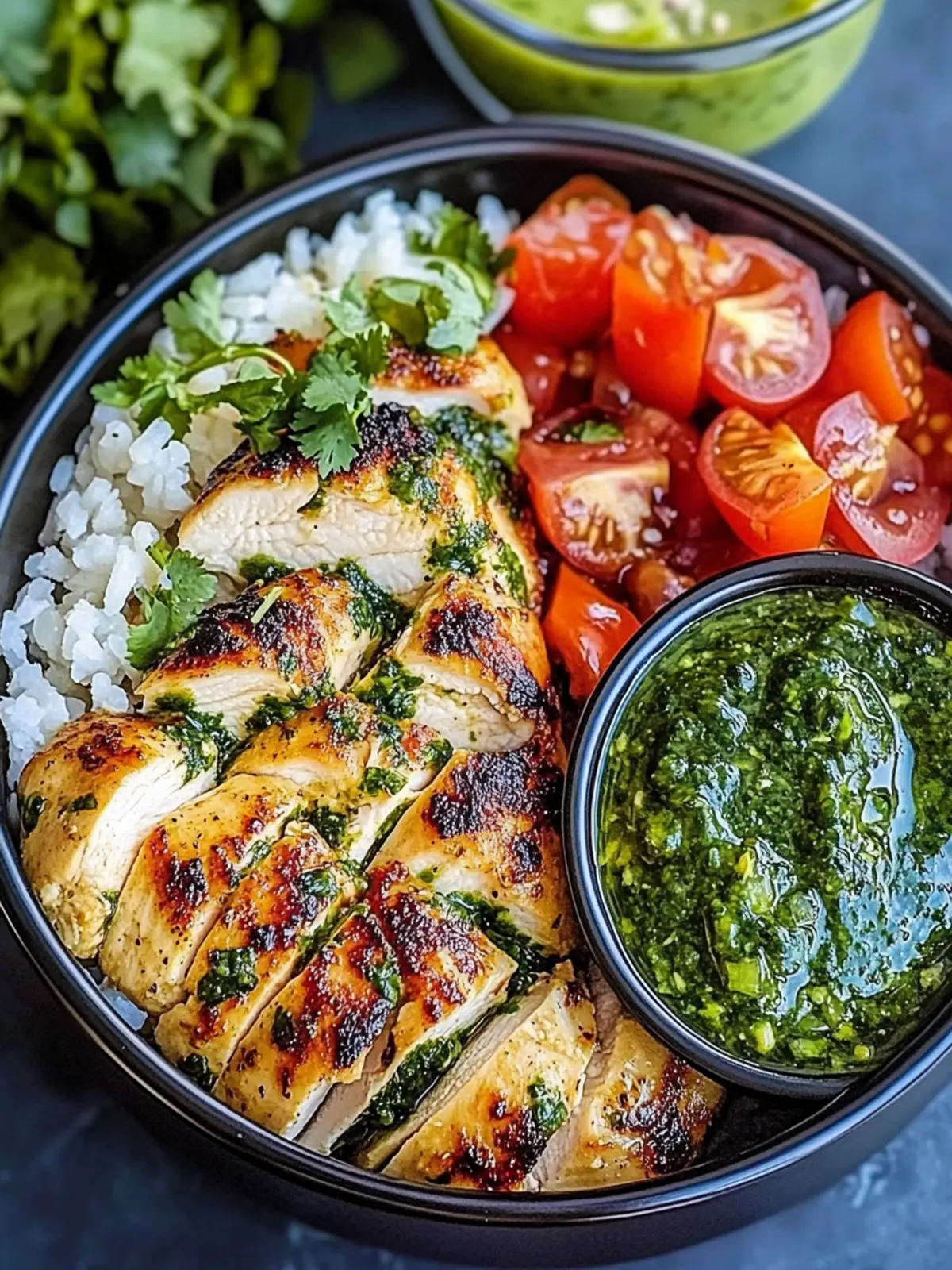 Chimichurri Chicken Bowls with Garlic Sauce You ll Love 3 Chimichurri Chicken Bowls with Garlic Sauce