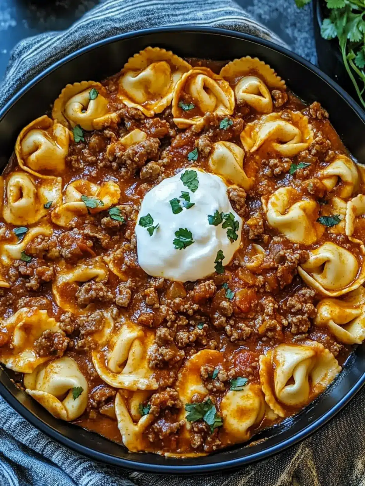 Irresistible Cheesy Beef Enchilada Tortellini for Busy Nights 4 Irresistible Cheesy Beef Enchilada Tortellini