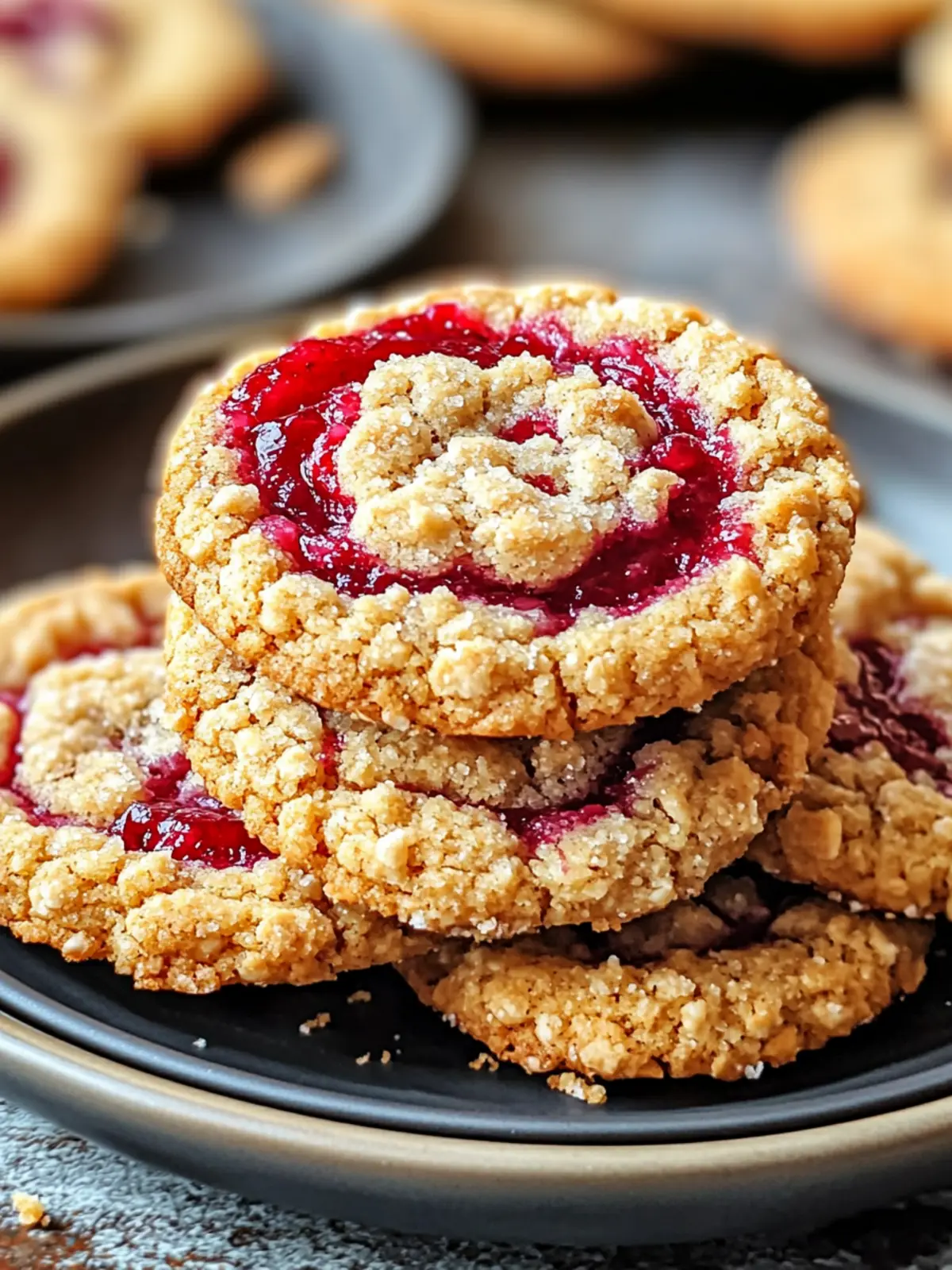 Buttery Raspberry Crumble Cookies with Jam Filling Delight 2 Buttery Raspberry Crumble Cookies with Jam Filling
