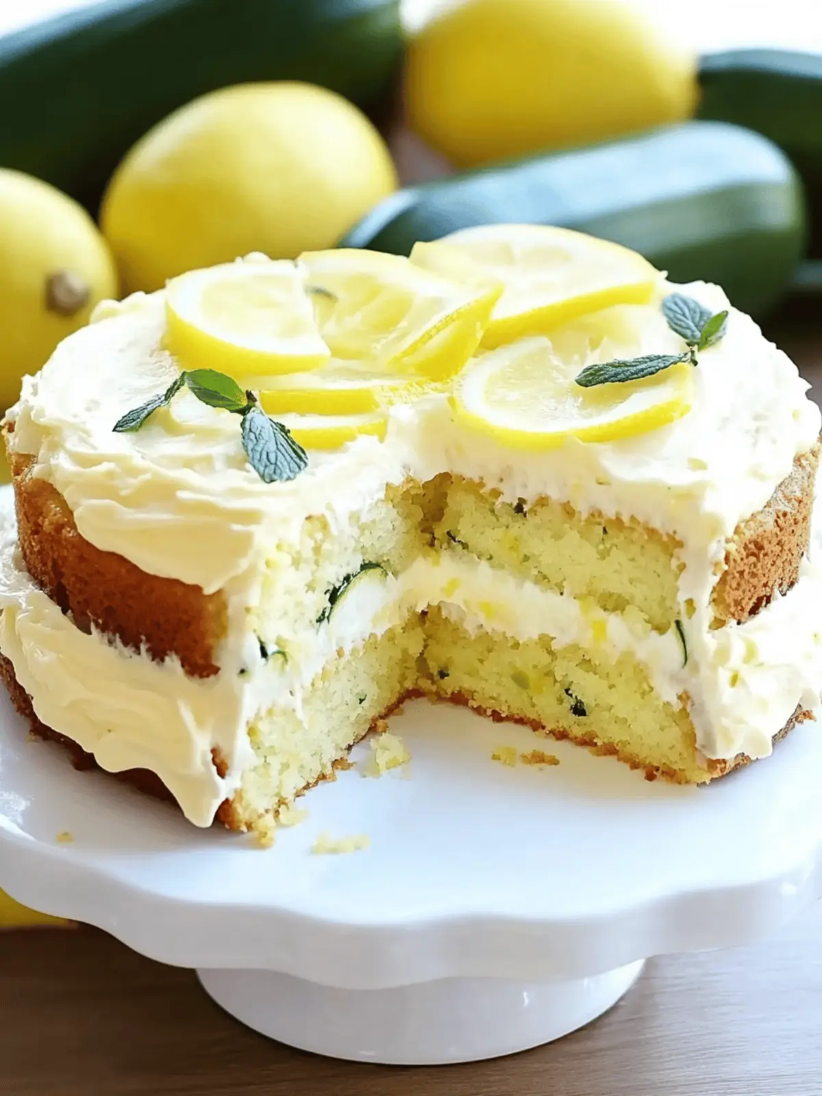 Lemon Zucchini Cake: Moist Delight That's Easy to Make 4 Lemon Zucchini Cake