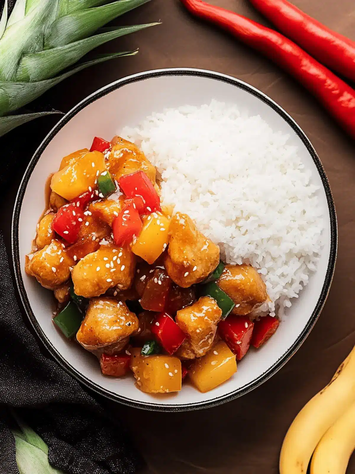 Delicious Sweet and Sour Chicken: A Desi Fusion Feast 3 Sweet and Sour Chicken