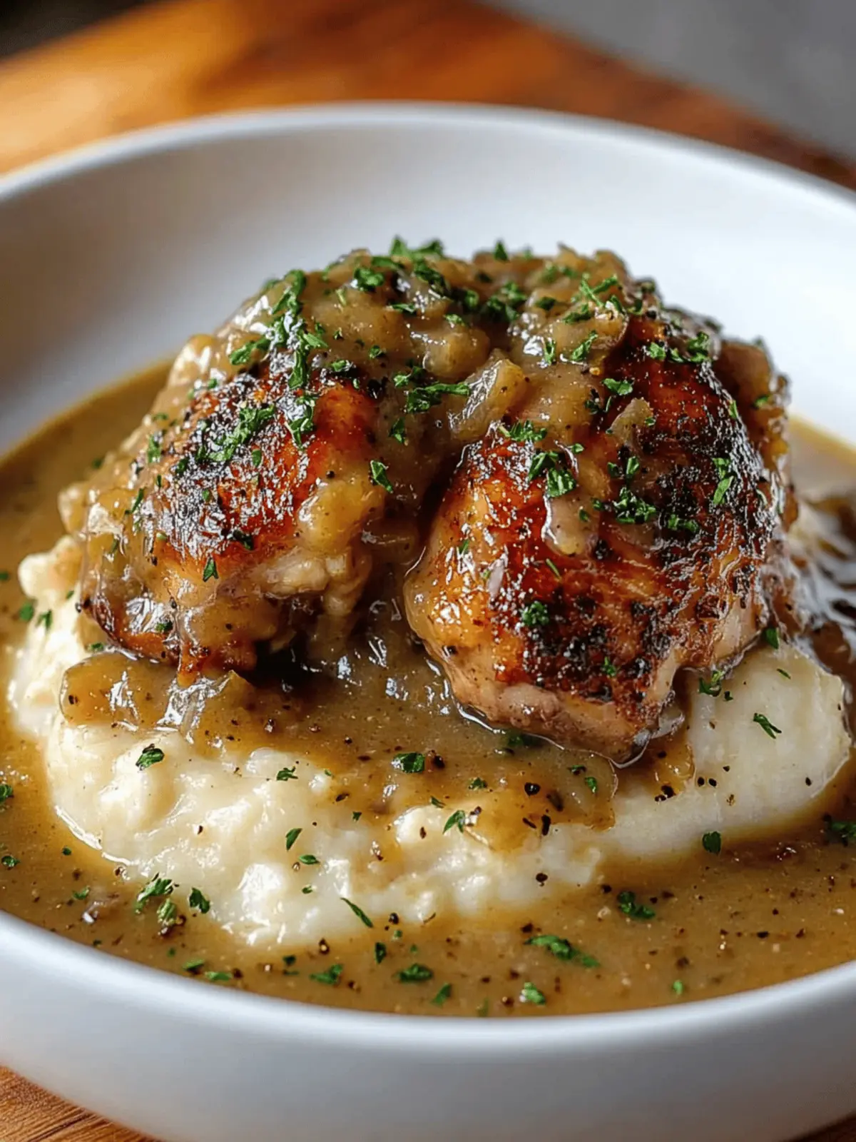 Smothered Chicken Thighs Gravy for Ultimate Comfort Food Bliss 2 Smothered Chicken Thighs Gravy