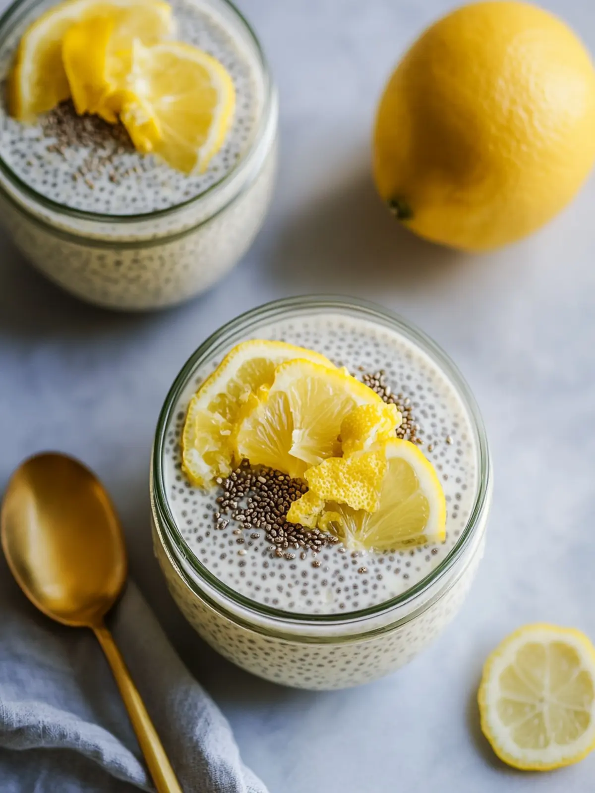 Lemon Cream Chia Pudding: Your Ultimate No-Bake Delight 4 Lemon Cream Chia Pudding