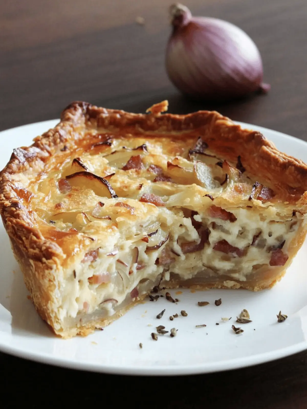 Savor the Flavors of German Onion and Bacon Pie Today 2 German Onion and Bacon Pie