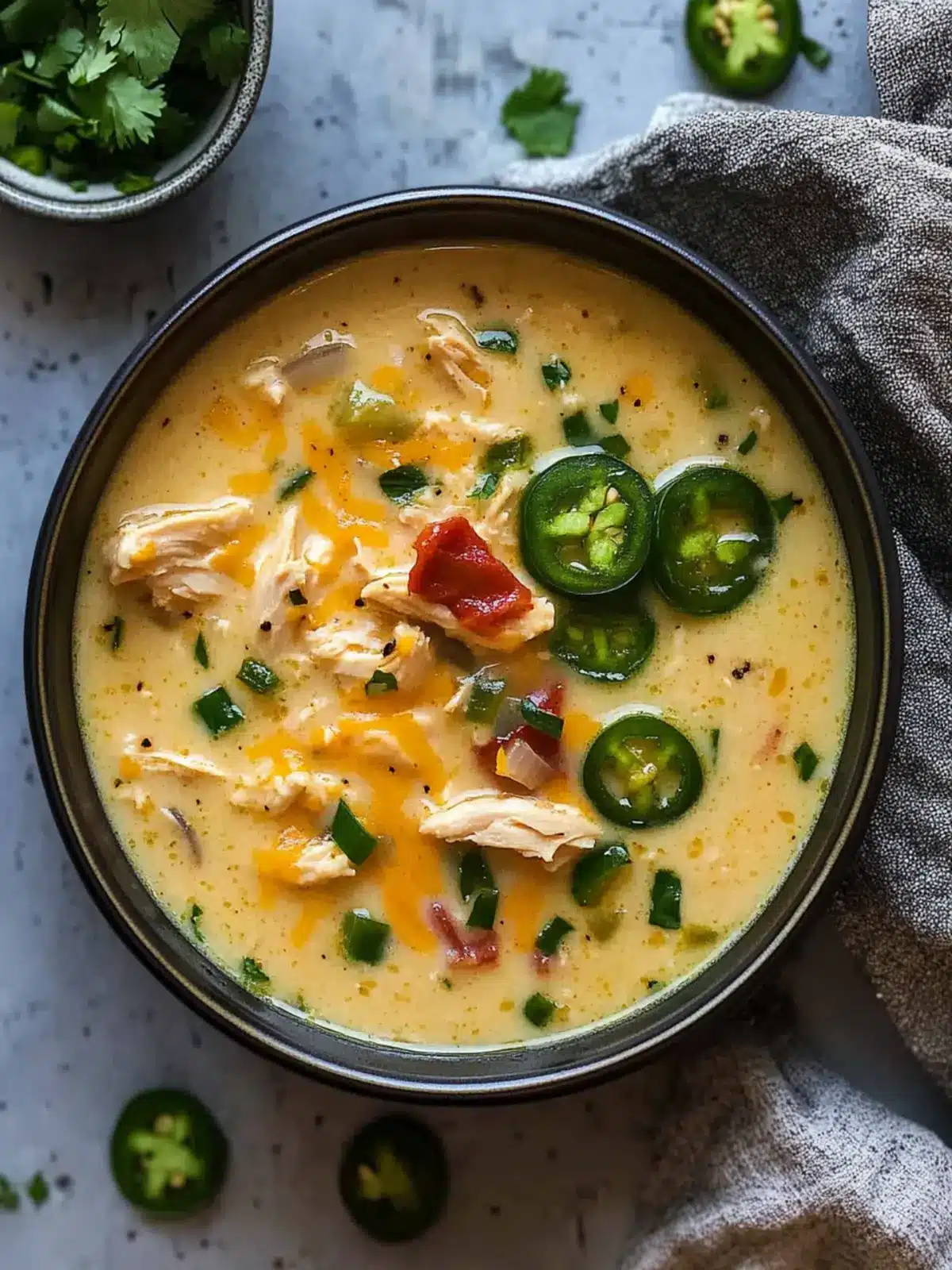 Spicy Jalape o Popper Chicken Soup for Ultimate Comfort Food 3 Spicy Jalape o Popper Chicken Soup