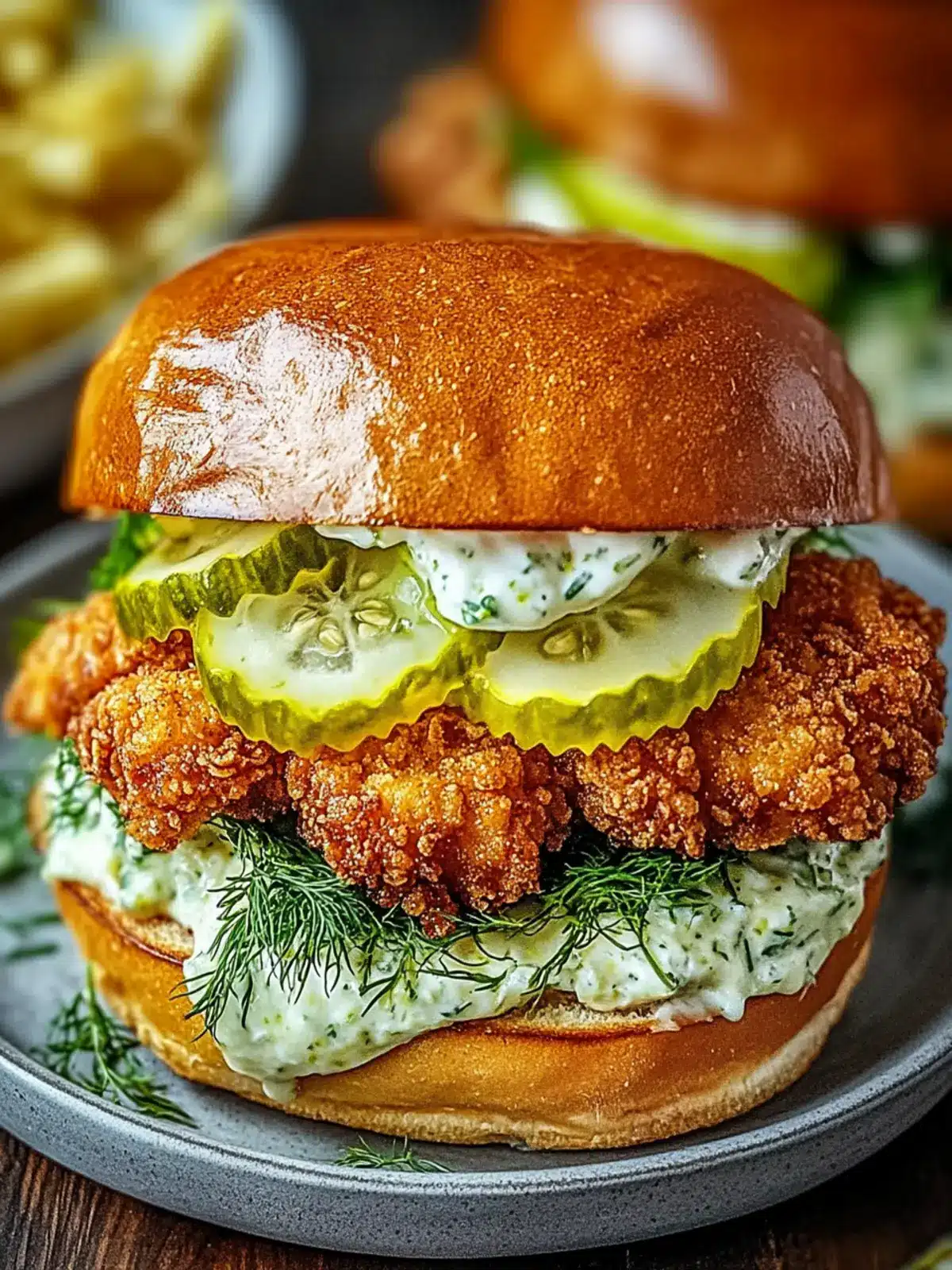 Crispy Dill Chicken Sandwich for the Ultimate Lunch Delight 4 Crispy Dill Chicken Sandwich