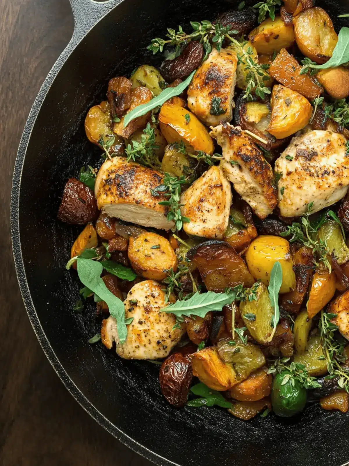 Autumn Harvest Chicken Skillet: Cozy Fall Dinner Delight 3 Autumn Harvest Chicken Skillet
