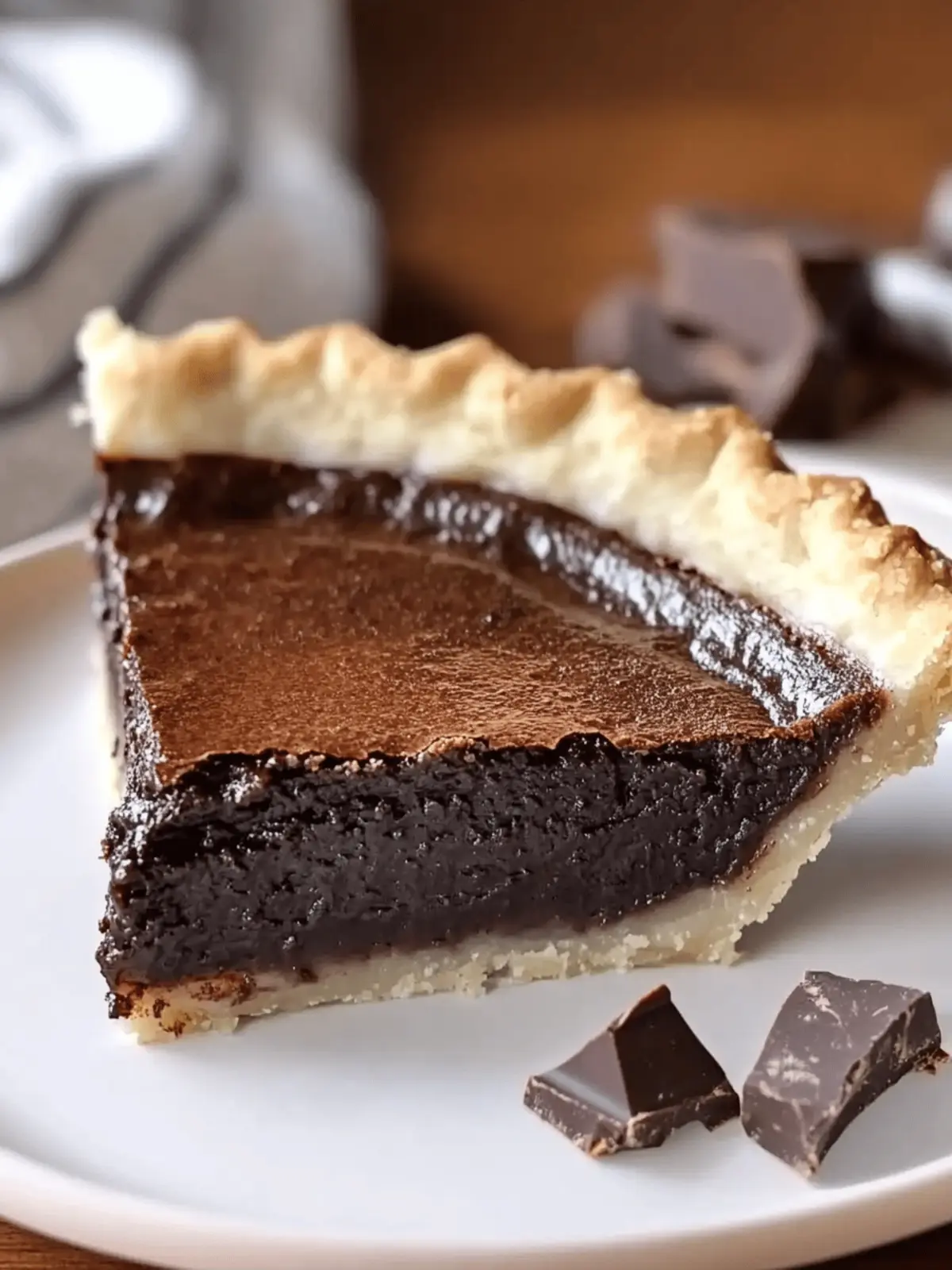 Irresistible Chocolate Chess Pie for Your Next Family Gathering 3 Chocolate Chess Pie