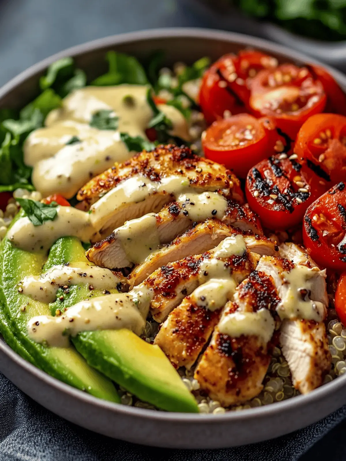 Creamy Avocado Chicken Quinoa Bowl for Delicious Meal Prep 3 Creamy Avocado Chicken Quinoa Bowl