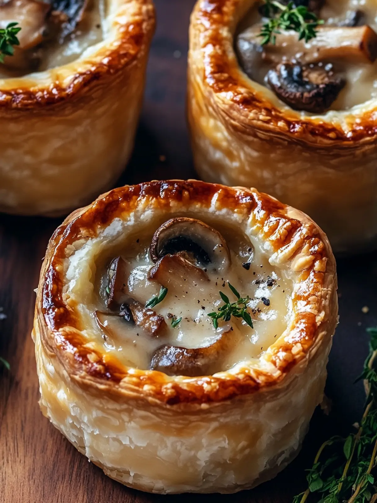 Mini Mushroom & Gruy ¨re Pot Pies for Cozy Nights In 4 Mini Mushroom & Gruy ¨re Pot Pies