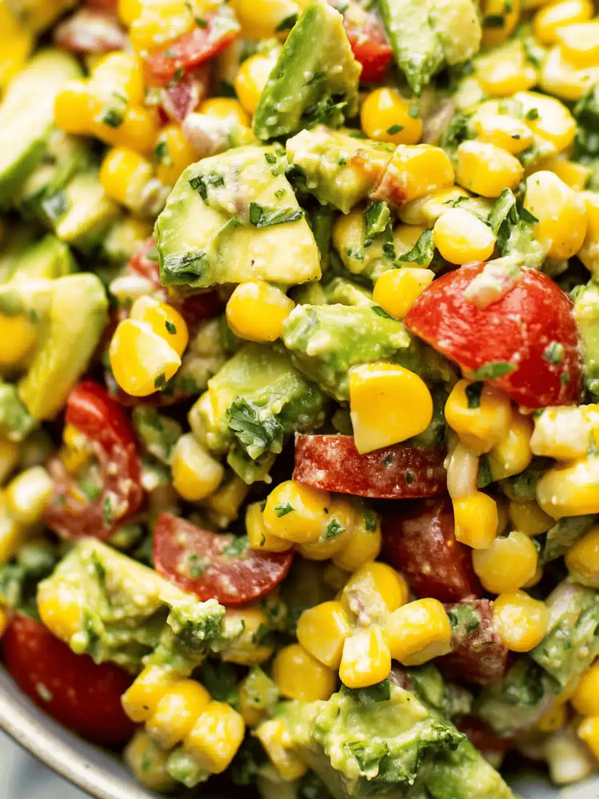Fresh Avocado Corn Salad That Will Brighten Your Summer 3 Avocado Corn Salad