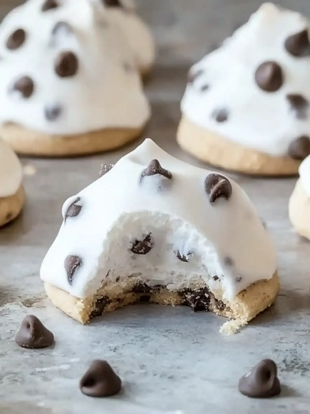 Forgotten Cookies: Light Chocolate Chip Meringues to Devour 2 Forgotten Cookies