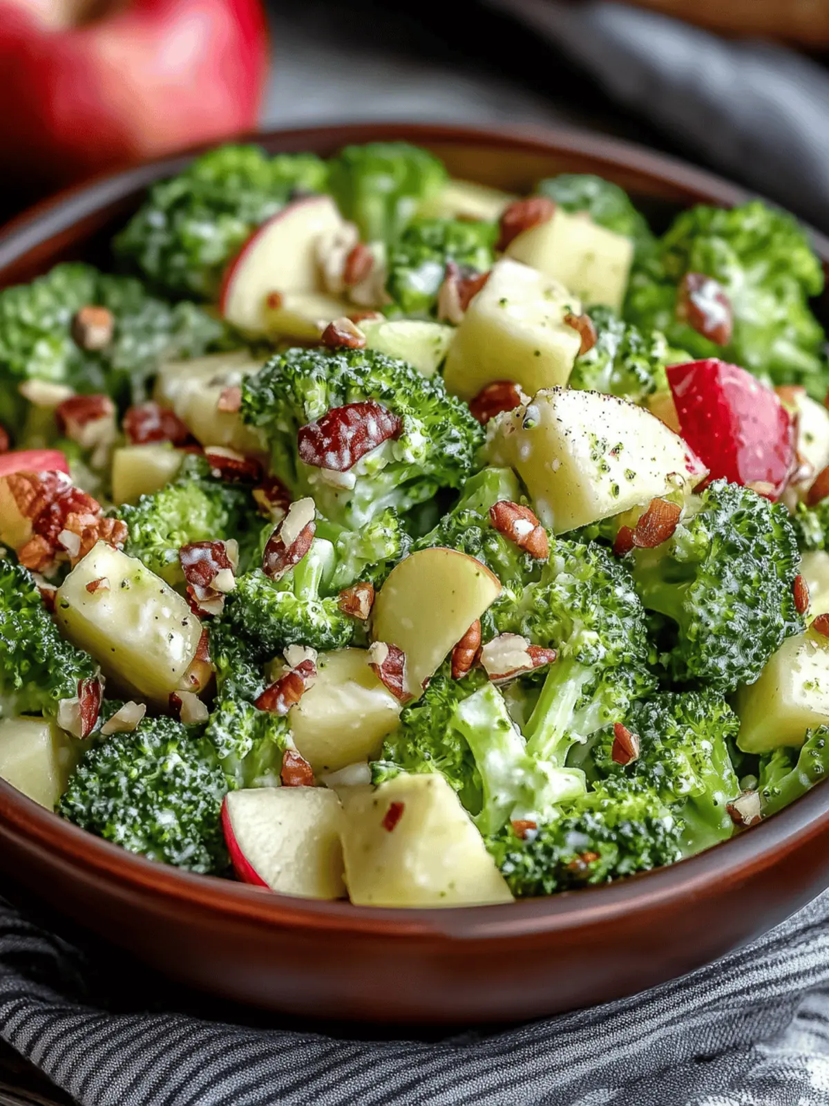Delicious Honeycrisp Apple Broccoli Salad for Refreshing Crunch 3 Honeycrisp Apple Broccoli Salad