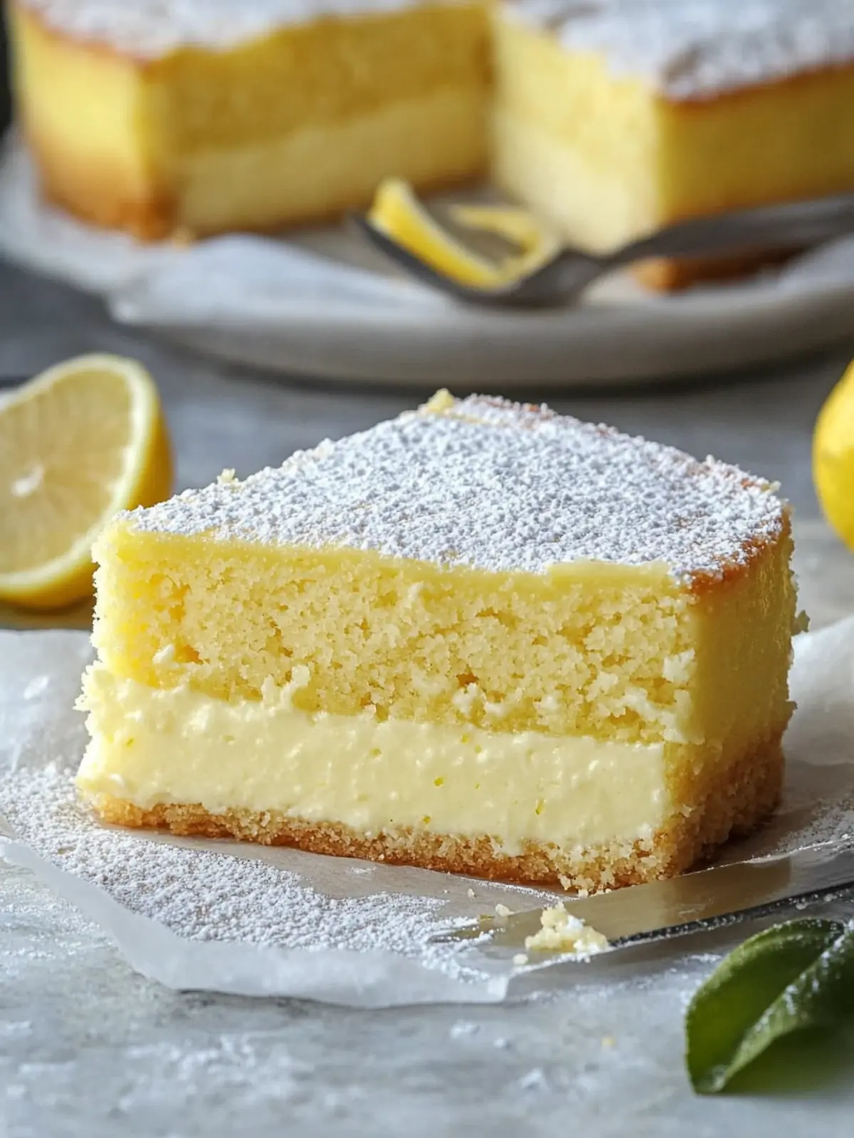 Lemon Custard Cake That Will Brighten Your Day 4 Lemon Custard Cake