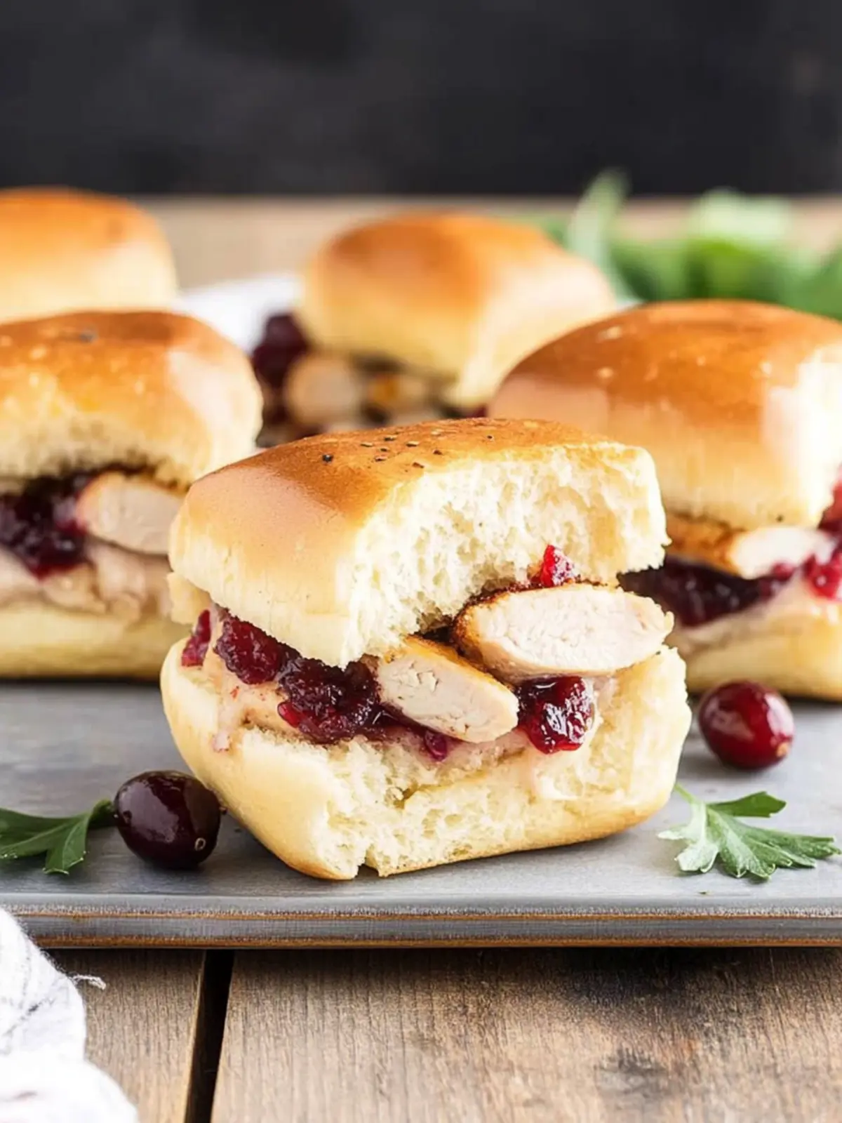Savory Turkey Cranberry Sliders to Wow Your Guests 2 Turkey Cranberry Sliders