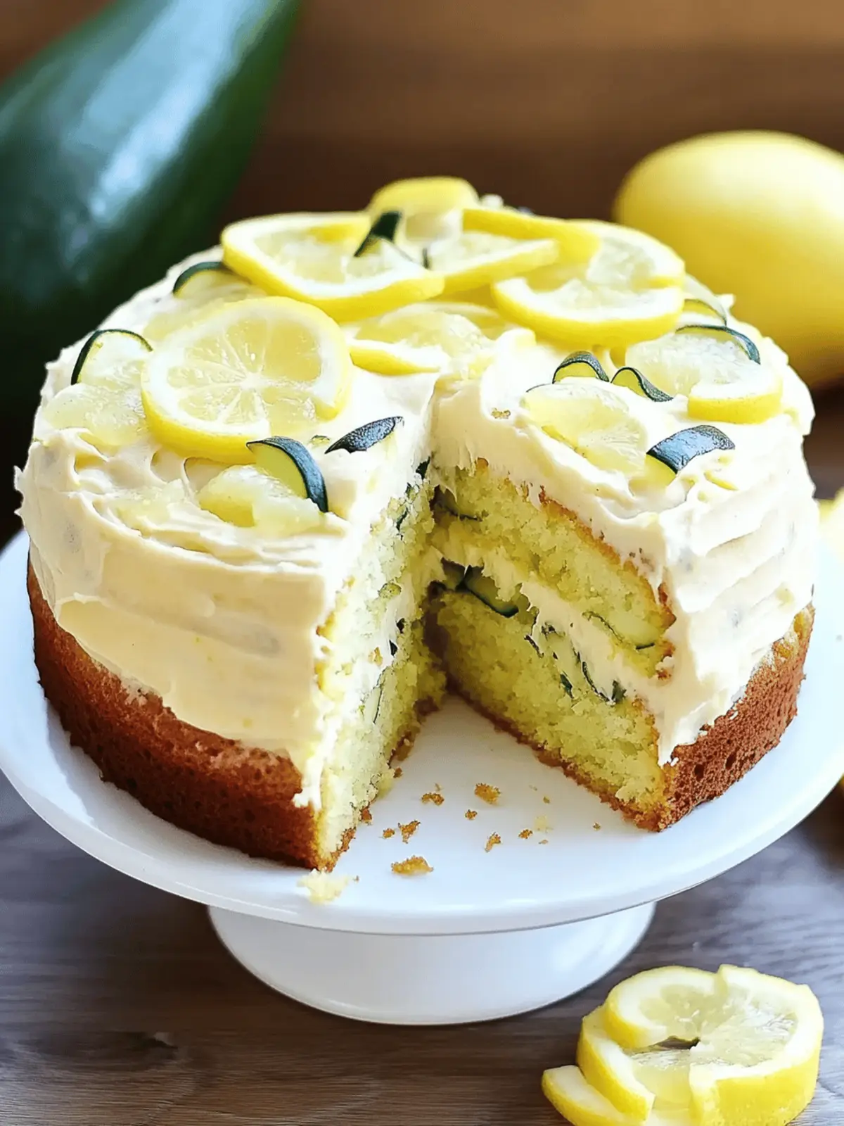 Lemon Zucchini Cake: Moist Delight That's Easy to Make 3 Lemon Zucchini Cake