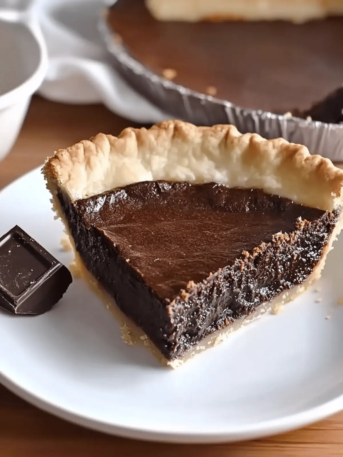 Irresistible Chocolate Chess Pie for Your Next Family Gathering 2 Chocolate Chess Pie