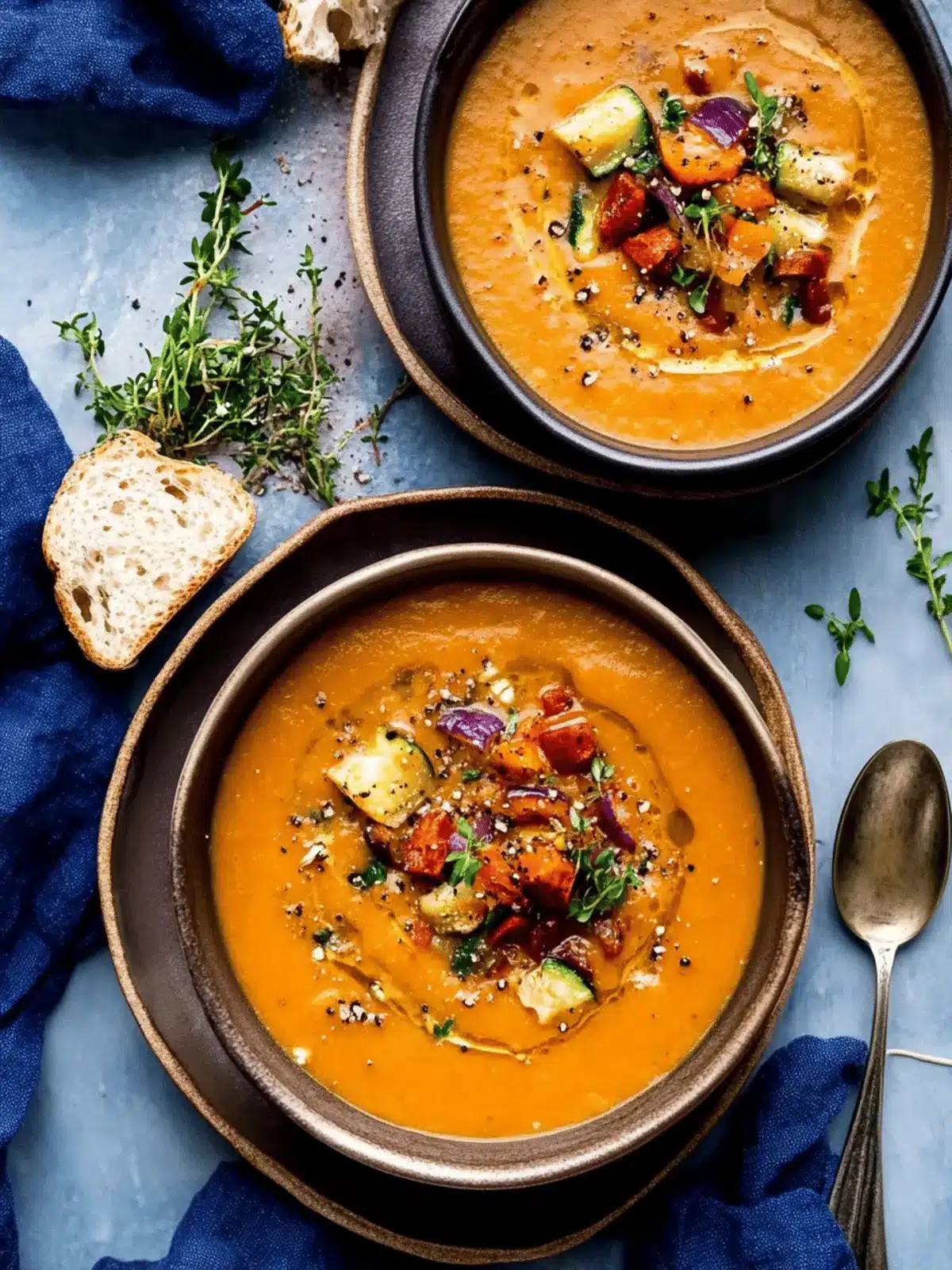 Hearty Roasted Veggie Soup for Ultimate Comfort and Flavor 2 Roasted Veggie Soup