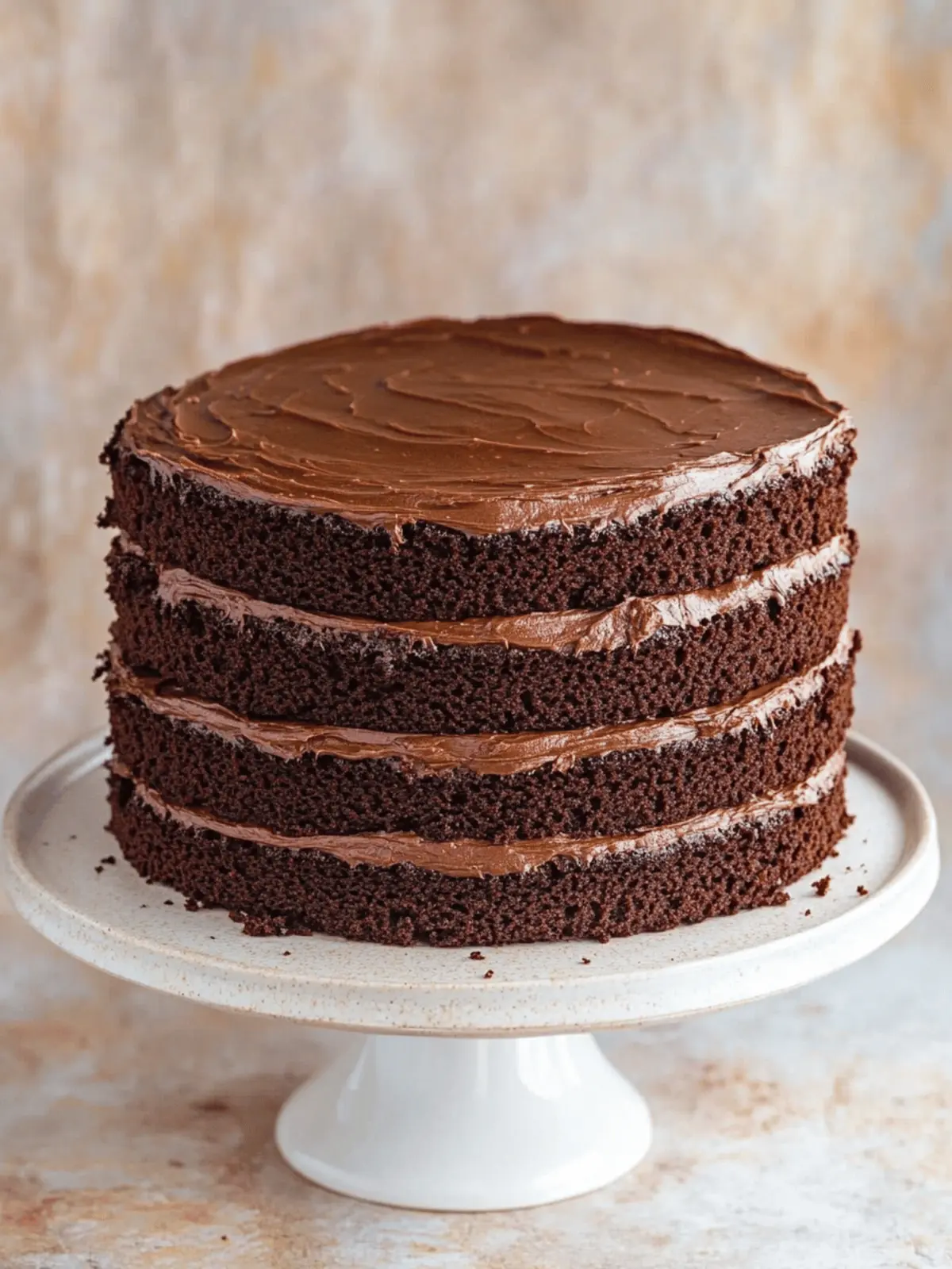 Irresistible American Style Chocolate Fudge Cake Recipe 2 American Style Chocolate Fudge Cake